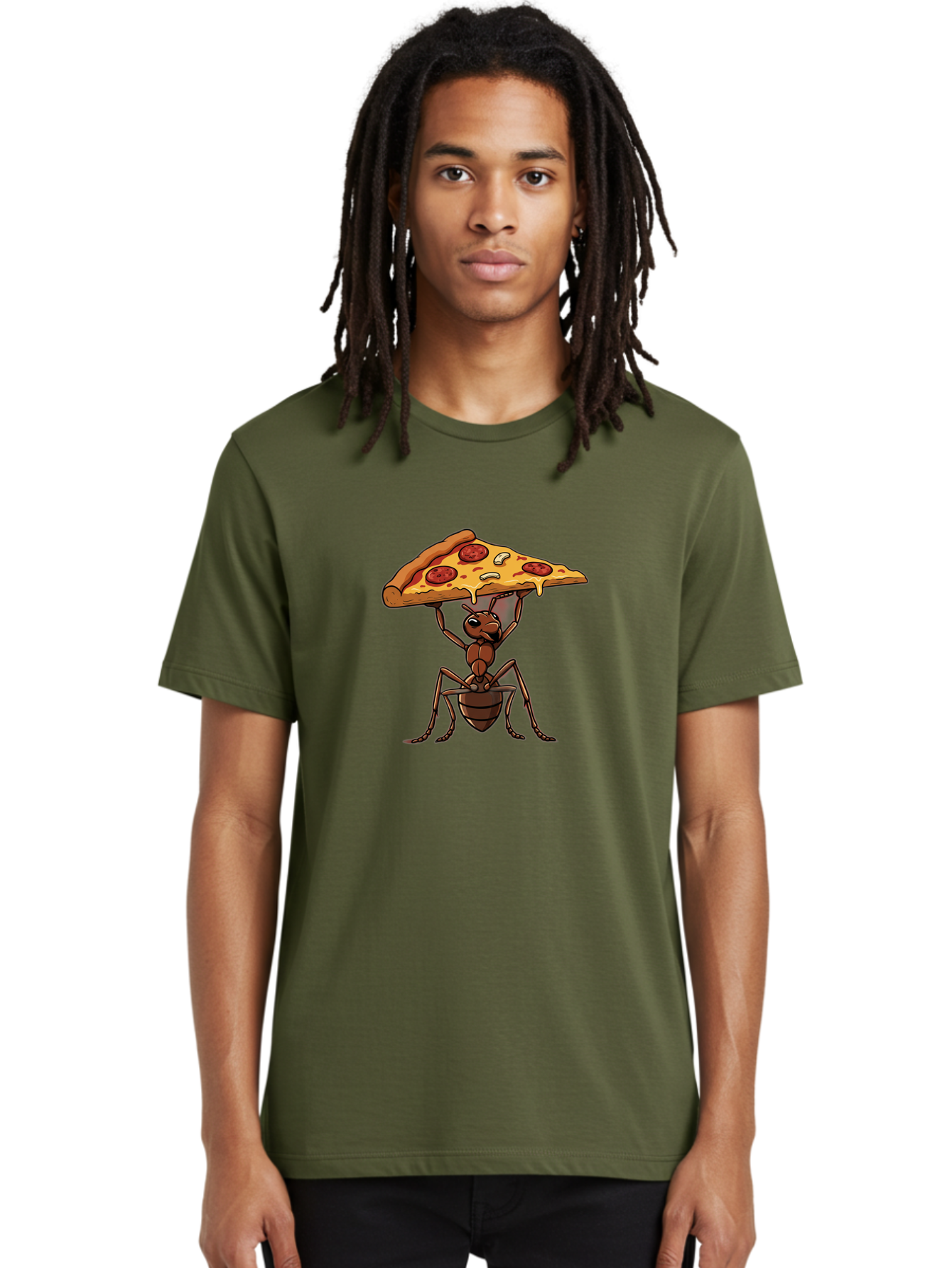 Ant-Carrying-Pizza-Slice Men'S Graphic Tee, 100% Cotton, Comfortable Casual Summer Wear, Machine Washable, Vintage Camera, Old Camera, Antique Camera, Black Camera, Classic Photography, Photography Equipment, Nostalgic Device, Film Camera, Bah441