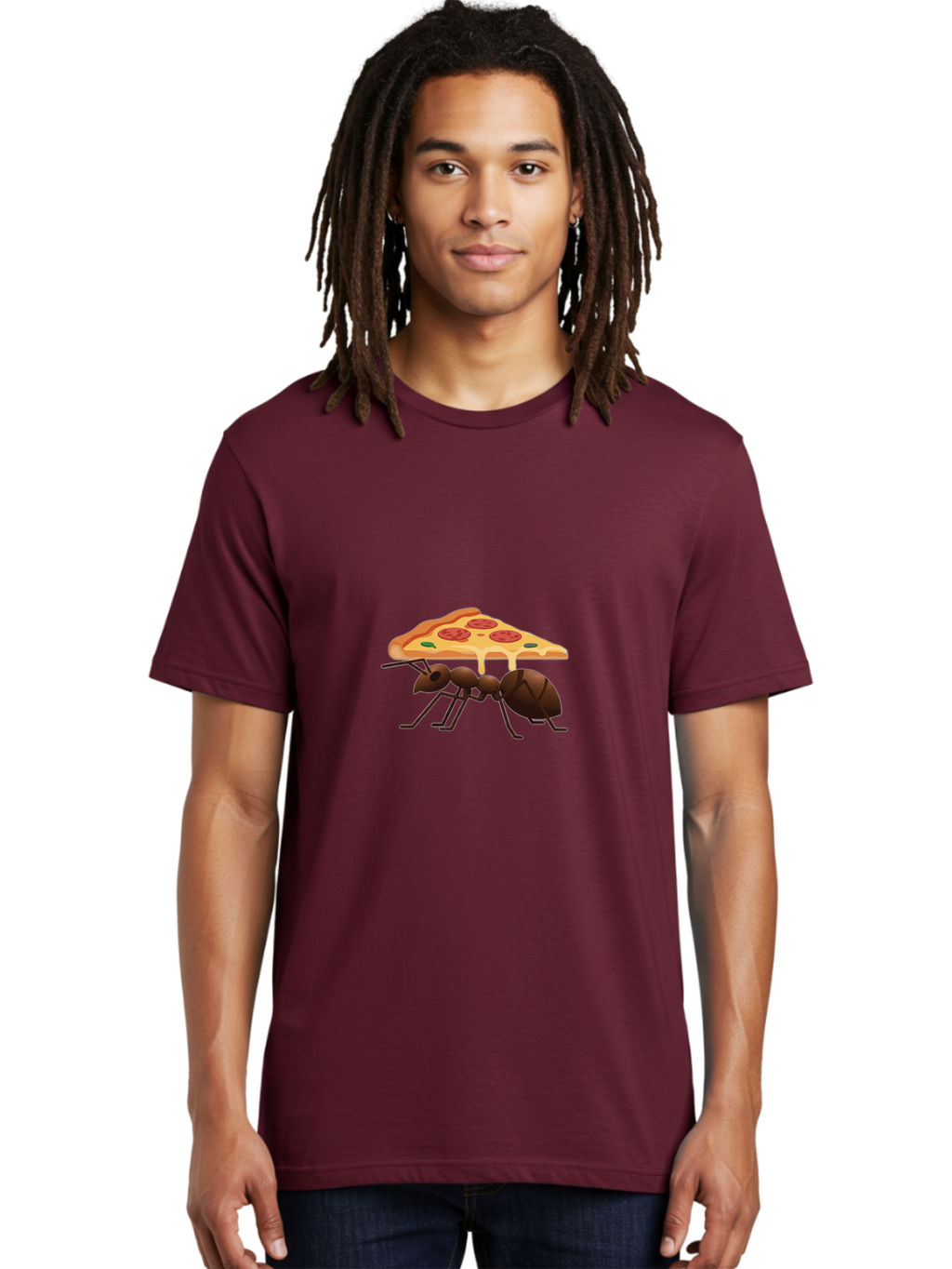 Ant-Carrying-Pizza Men'S Graphic Tee, 100% Cotton, Comfortable Casual Summer Wear, Machine Washable, Vintage Camera, Old Camera, Antique Camera, Black Camera, Classic Photography, Photography Equipment, Nostalgic Device, Film Camera, Bah442