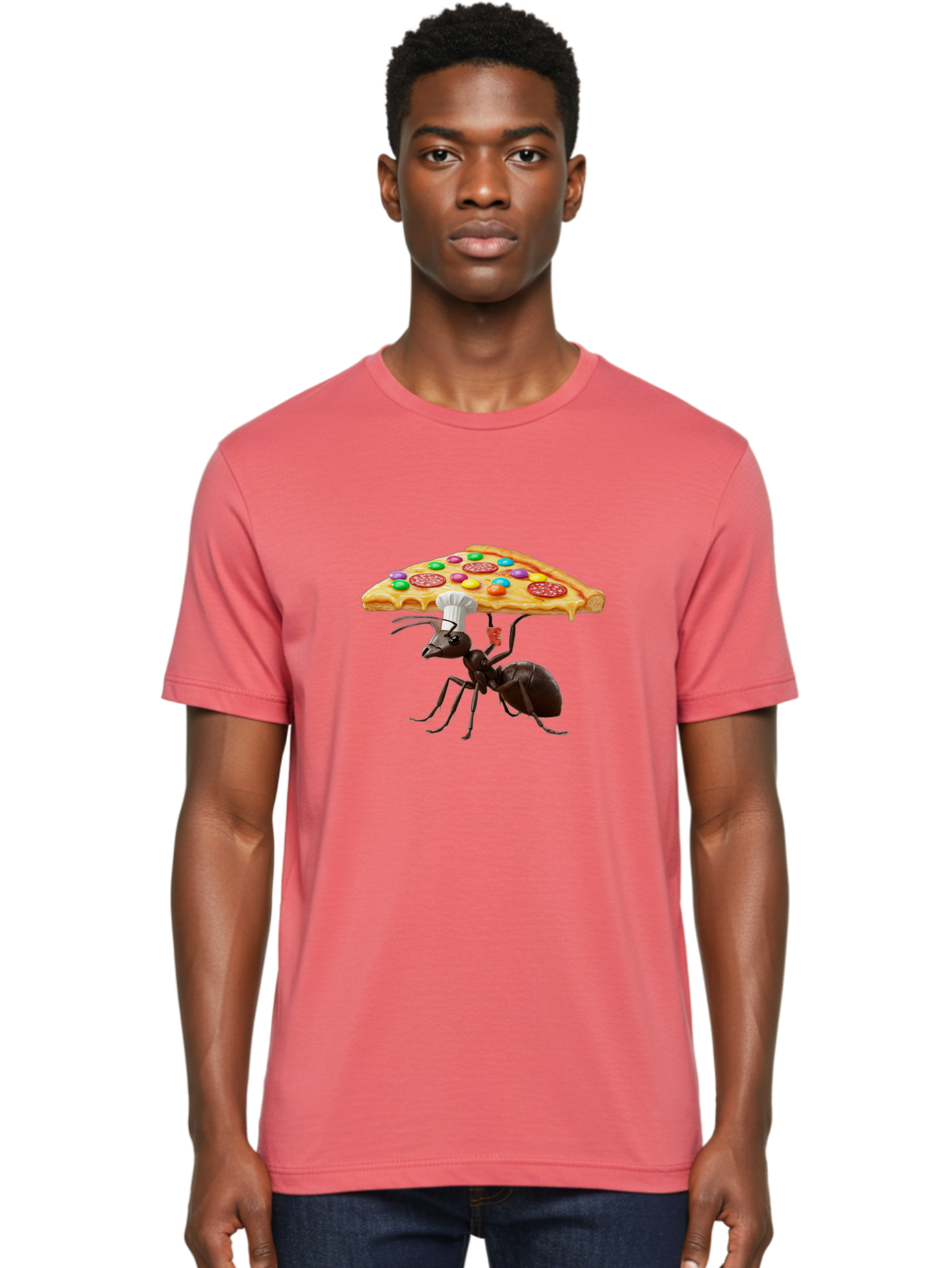 Ant-Chef-Pizza Men'S Graphic Tee, 100% Cotton, Comfortable Casual Summer Wear, Machine Washable, Vintage Camera, Old Camera, Antique Camera, Black Camera, Classic Photography, Photography Equipment, Nostalgic Device, Film Camera, Camera Art Bah443