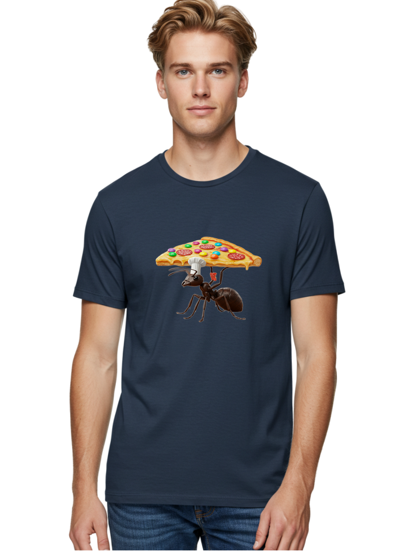 Ant-Chef-Pizza Men'S Graphic Tee, 100% Cotton, Comfortable Casual Summer Wear, Machine Washable, Vintage Camera, Old Camera, Antique Camera, Black Camera, Classic Photography, Photography Equipment, Nostalgic Device, Film Camera, Camera Art Bah443