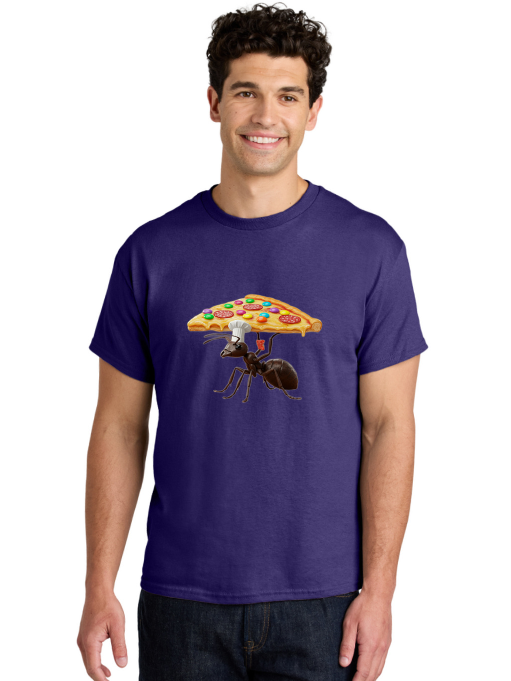 Ant-Chef-Pizza Men'S Graphic Tee, 100% Cotton, Comfortable Casual Summer Wear, Machine Washable, Vintage Camera, Old Camera, Antique Camera, Black Camera, Classic Photography, Photography Equipment, Nostalgic Device, Film Camera, Camera Art Bah443