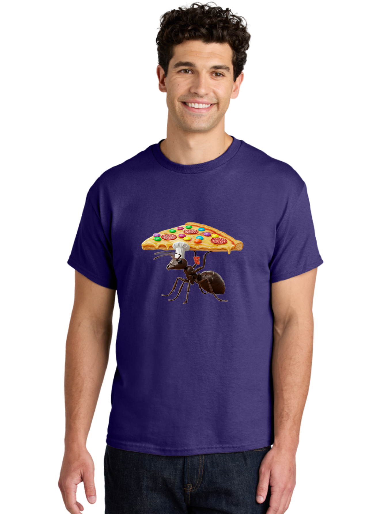 Ant-Chef-Pizza Men'S Graphic Tee, 100% Cotton, Comfortable Casual Summer Wear, Machine Washable, Vintage Camera, Old Camera, Antique Camera, Black Camera, Classic Photography, Photography Equipment, Nostalgic Device, Film Camera, Camera Art Bah443