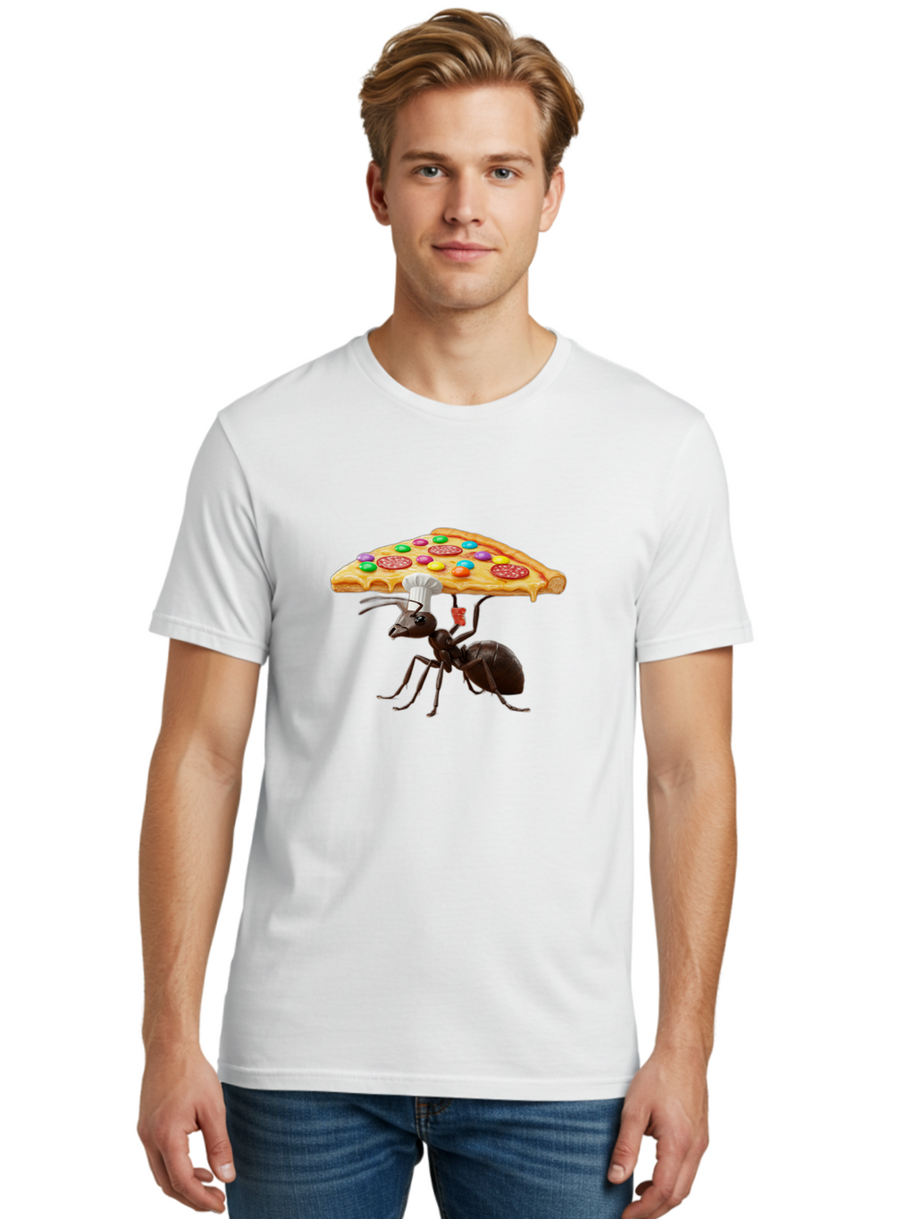 Ant-Chef-Pizza Men'S Graphic Tee, 100% Cotton, Comfortable Casual Summer Wear, Machine Washable, Vintage Camera, Old Camera, Antique Camera, Black Camera, Classic Photography, Photography Equipment, Nostalgic Device, Film Camera, Camera Art Bah443