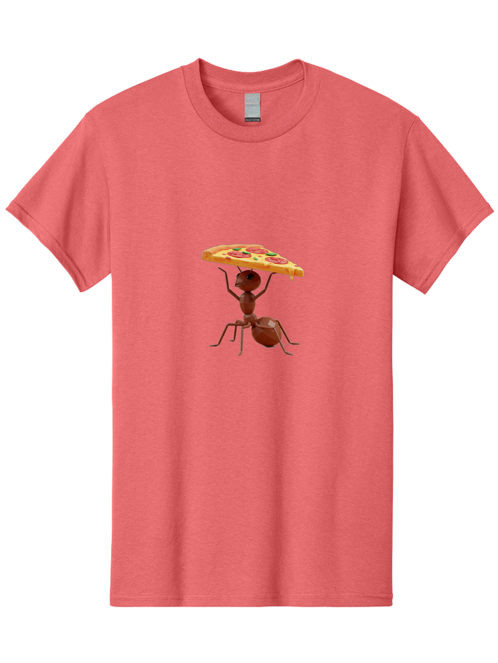 Ant-Holding-Pizza-Slice Men'S Graphic Tee, 100% Cotton, Comfortable Casual Summer Wear, Machine Washable, Vintage Camera, Old Camera, Antique Camera, Black Camera, Classic Photography, Photography Equipment, Nostalgic Device, Film Camera, Bah445