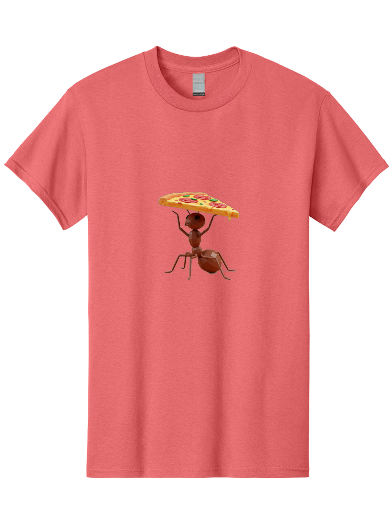 Ant-Holding-Pizza-Slice Men'S Graphic Tee, 100% Cotton, Comfortable Casual Summer Wear, Machine Washable, Vintage Camera, Old Camera, Antique Camera, Black Camera, Classic Photography, Photography Equipment, Nostalgic Device, Film Camera, Bah445