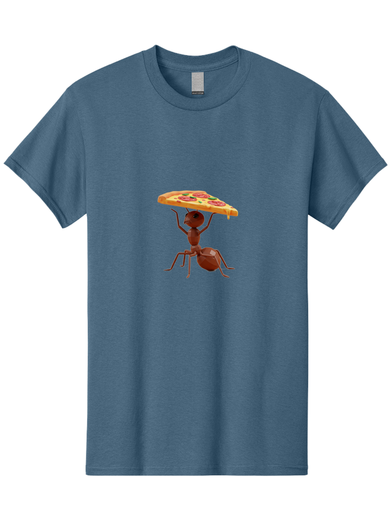 Ant-Holding-Pizza-Slice Men'S Graphic Tee, 100% Cotton, Comfortable Casual Summer Wear, Machine Washable, Vintage Camera, Old Camera, Antique Camera, Black Camera, Classic Photography, Photography Equipment, Nostalgic Device, Film Camera, Bah445