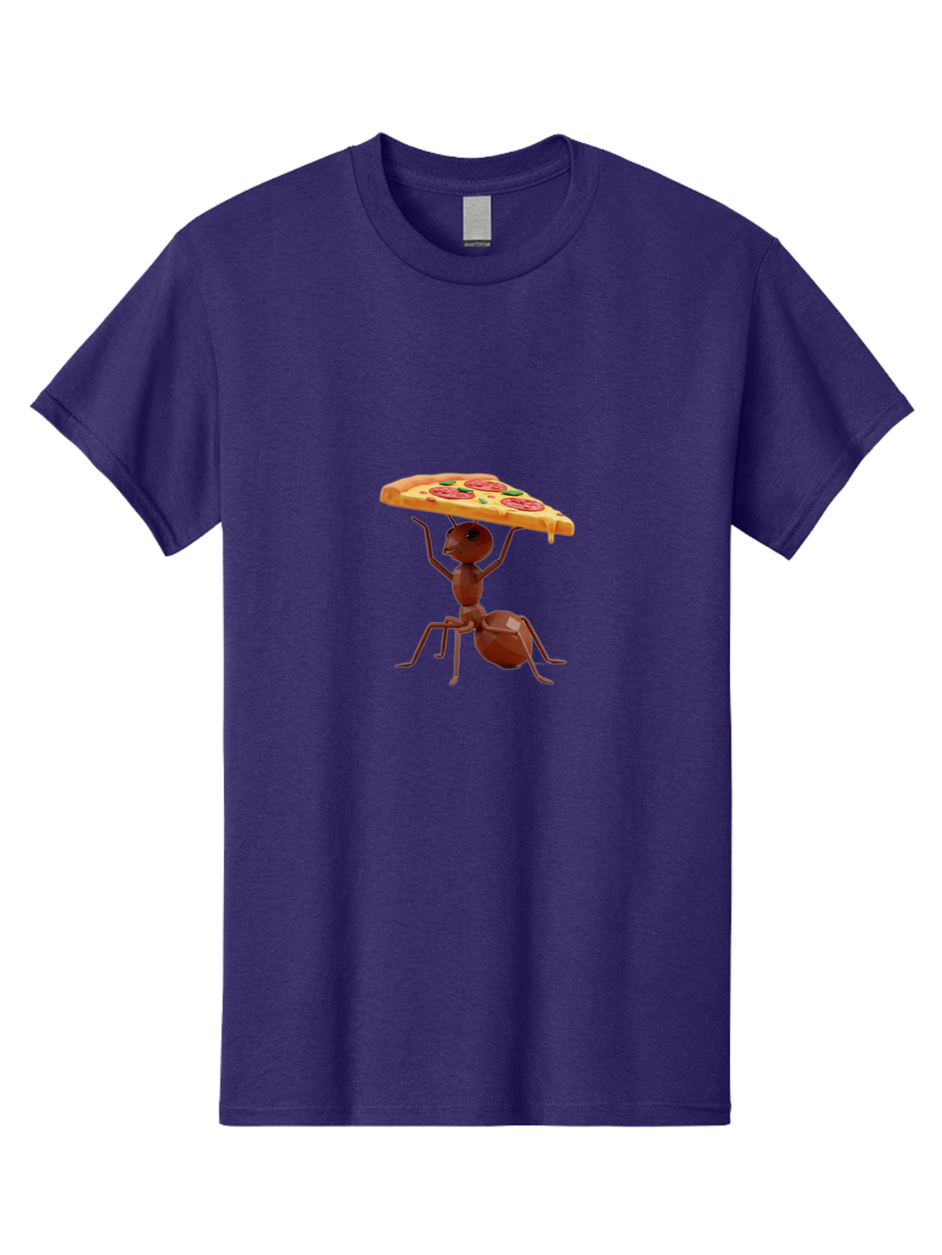 Ant-Holding-Pizza-Slice Men'S Graphic Tee, 100% Cotton, Comfortable Casual Summer Wear, Machine Washable, Vintage Camera, Old Camera, Antique Camera, Black Camera, Classic Photography, Photography Equipment, Nostalgic Device, Film Camera, Bah445