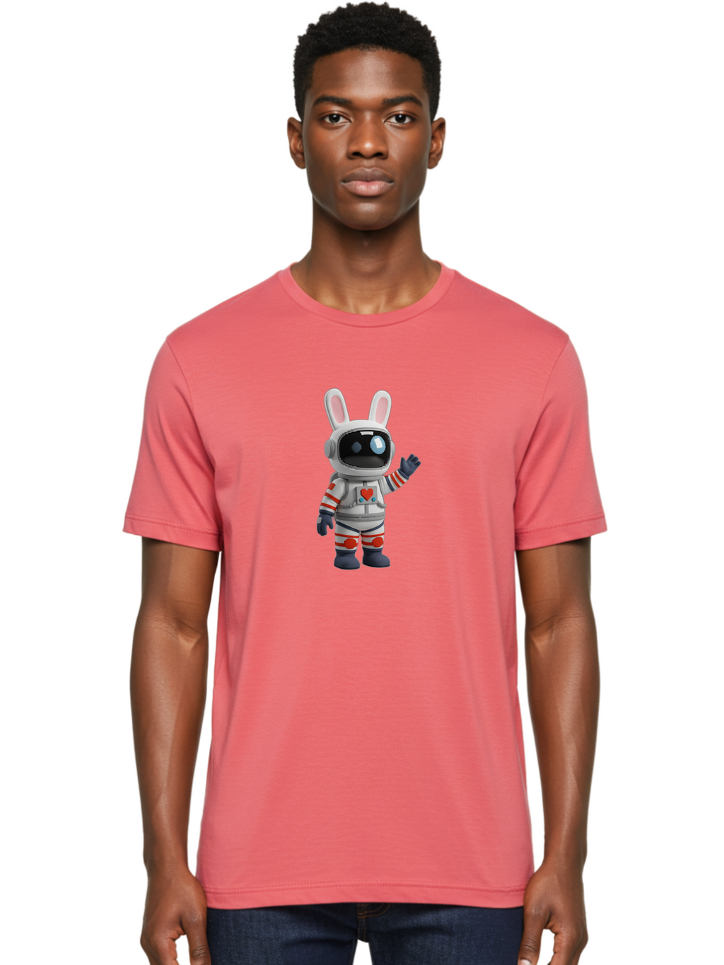 Astronaut-Bunny-2 Men'S Graphic Tee, 100% Cotton, Comfortable Casual Summer Wear, Machine Washable, Vintage Camera, Old Camera, Antique Camera, Black Camera, Classic Photography, Photography Equipment, Nostalgic Device, Film Camera, Camera Art Bah461