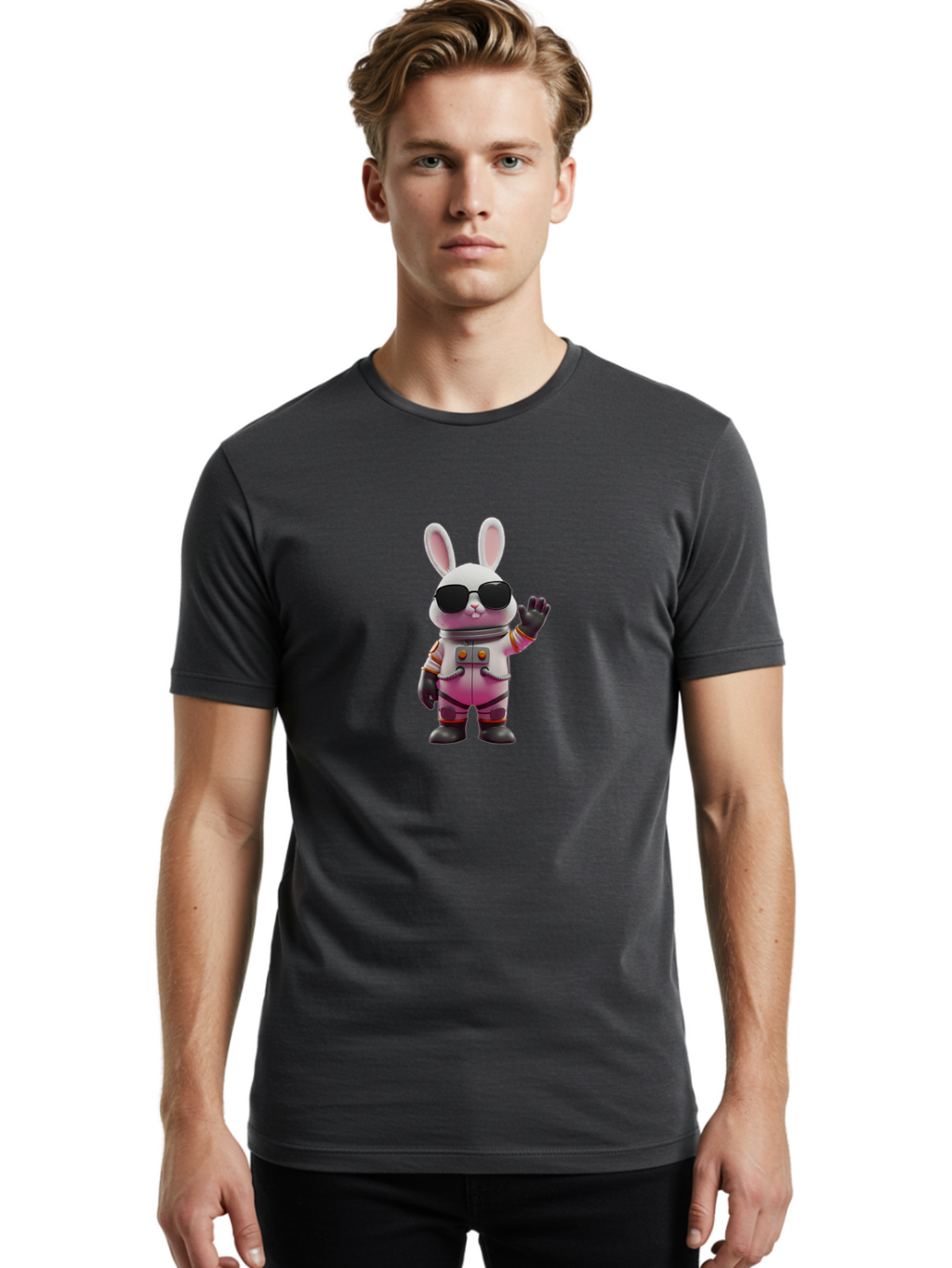 Astronaut-Bunny-23 Men'S Graphic Tee, 100% Cotton, Comfortable Casual Summer Wear, Machine Washable, Vintage Camera, Old Camera, Antique Camera, Black Camera, Classic Photography, Photography Equipment, Nostalgic Device, Film Camera, Bah465