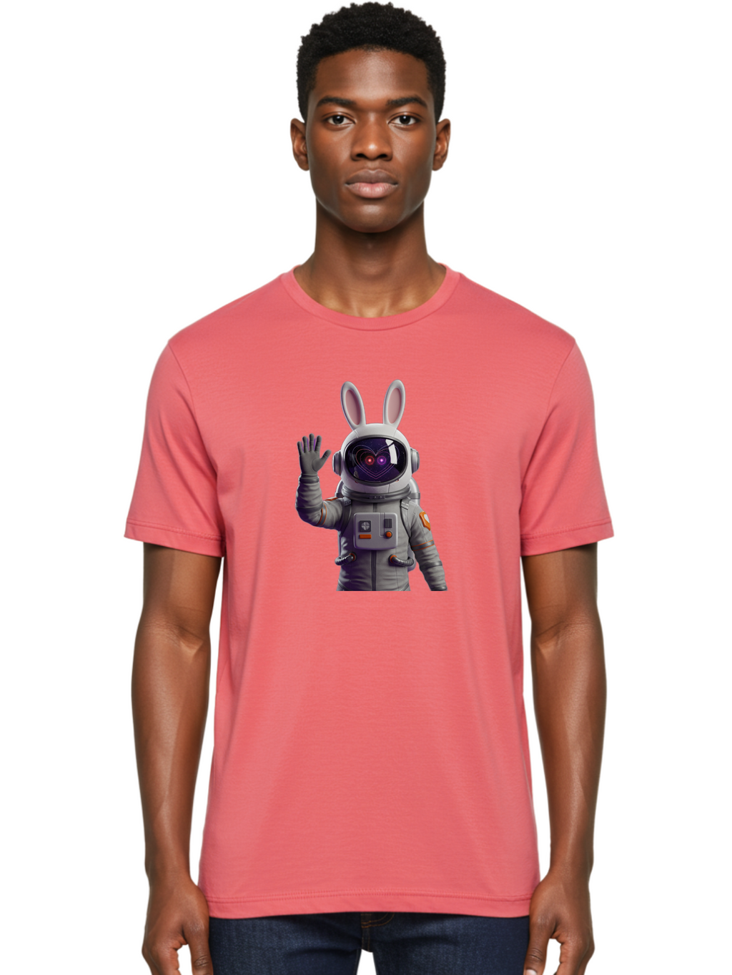 Astronaut-Bunny-3 Men'S Graphic Tee, 100% Cotton, Comfortable Casual Summer Wear, Machine Washable, Vintage Camera, Old Camera, Antique Camera, Black Camera, Classic Photography, Photography Equipment, Nostalgic Device, Film Camera, Camera Art Bah472