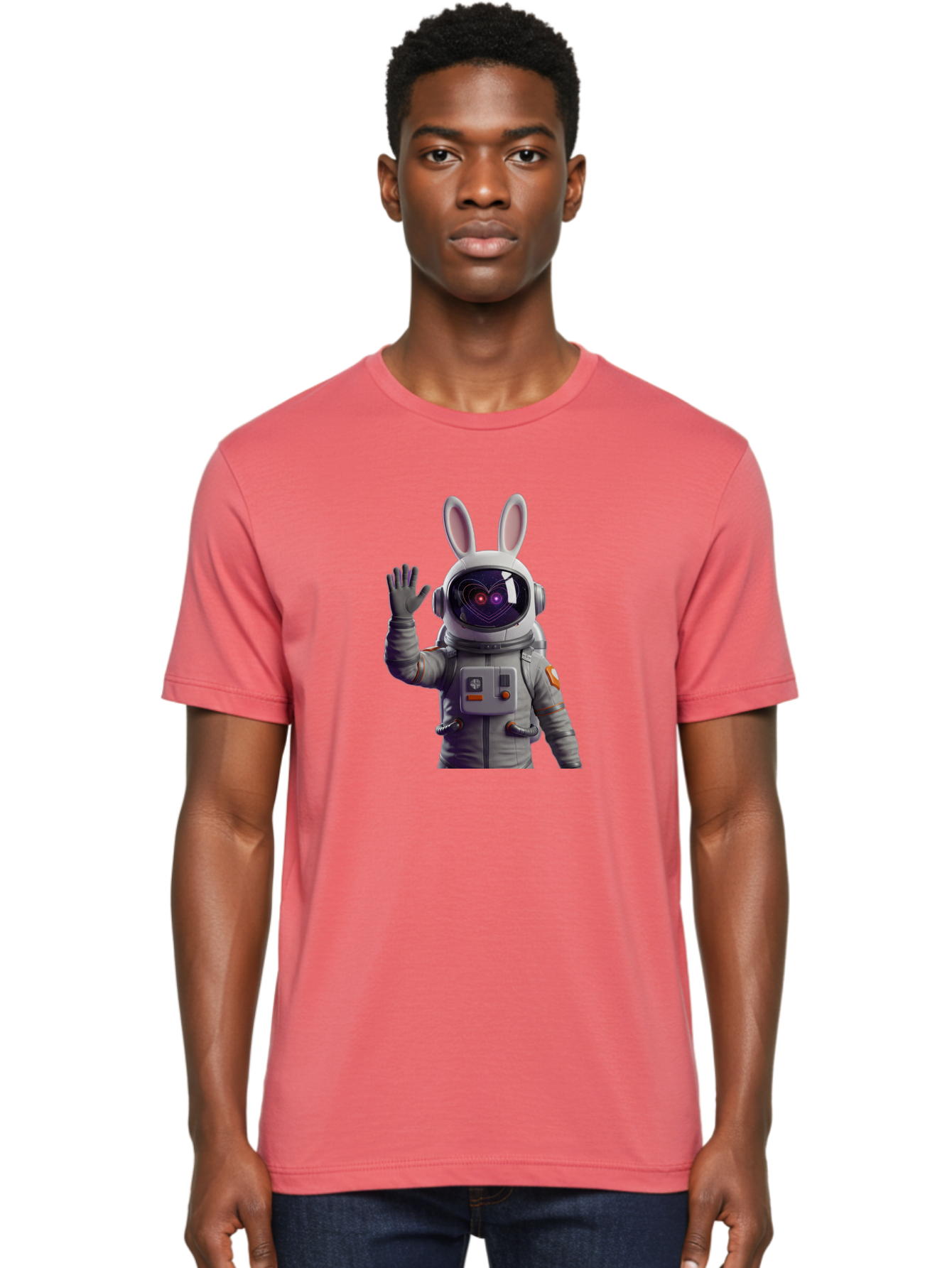 Astronaut-Bunny-3 Men'S Graphic Tee, 100% Cotton, Comfortable Casual Summer Wear, Machine Washable, Vintage Camera, Old Camera, Antique Camera, Black Camera, Classic Photography, Photography Equipment, Nostalgic Device, Film Camera, Camera Art Bah472
