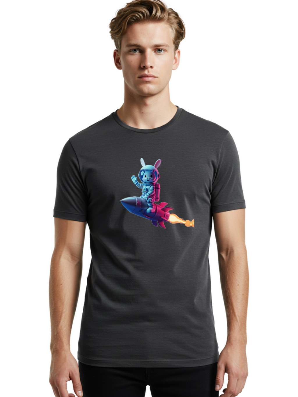 Astronaut-Bunny-31 Men'S Graphic Tee, 100% Cotton, Comfortable Casual Summer Wear, Machine Washable, Vintage Camera, Old Camera, Antique Camera, Black Camera, Classic Photography, Photography Equipment, Nostalgic Device, Film Camera, Bah474