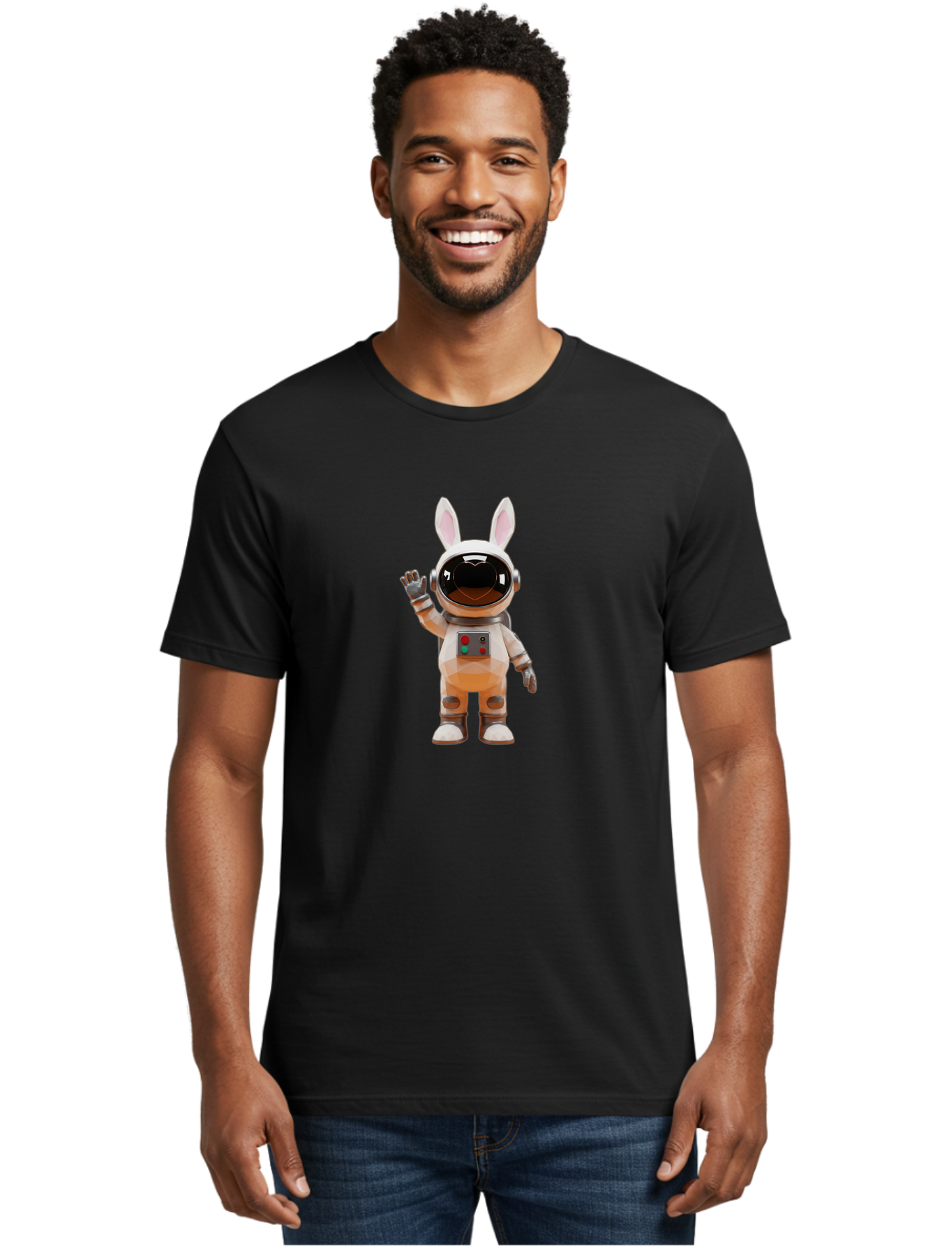 Astronaut-Bunny-4 Men'S Graphic Tee, 100% Cotton, Comfortable Casual Summer Wear, Machine Washable, Vintage Camera, Old Camera, Antique Camera, Black Camera, Classic Photography, Photography Equipment, Nostalgic Device, Film Camera, Camera Art Bah483