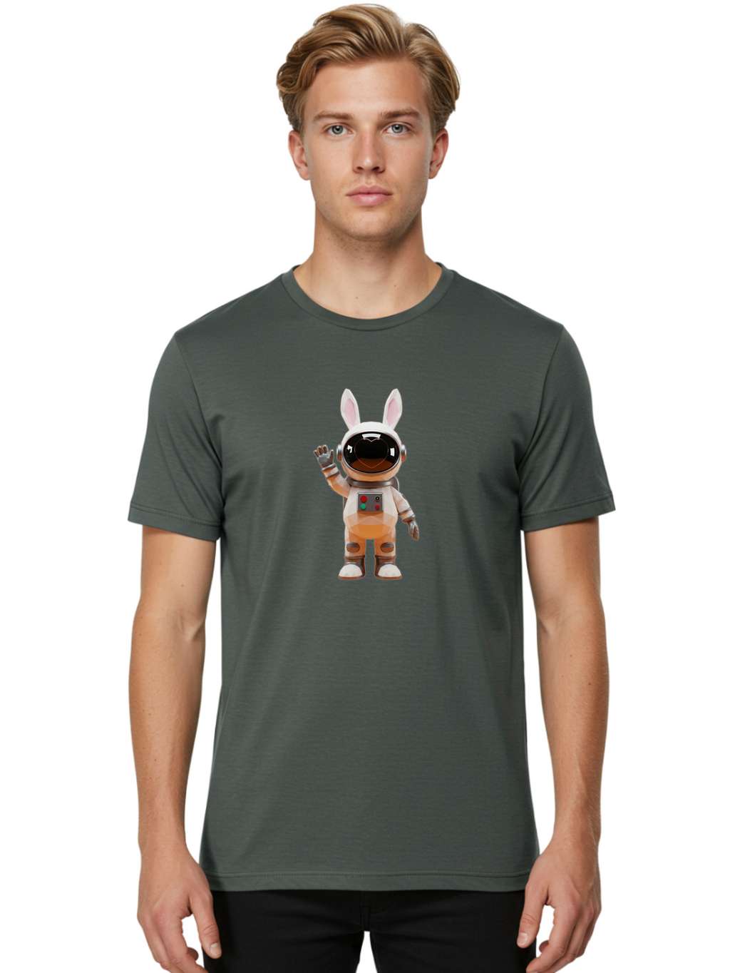 Astronaut-Bunny-4 Men'S Graphic Tee, 100% Cotton, Comfortable Casual Summer Wear, Machine Washable, Vintage Camera, Old Camera, Antique Camera, Black Camera, Classic Photography, Photography Equipment, Nostalgic Device, Film Camera, Camera Art Bah483