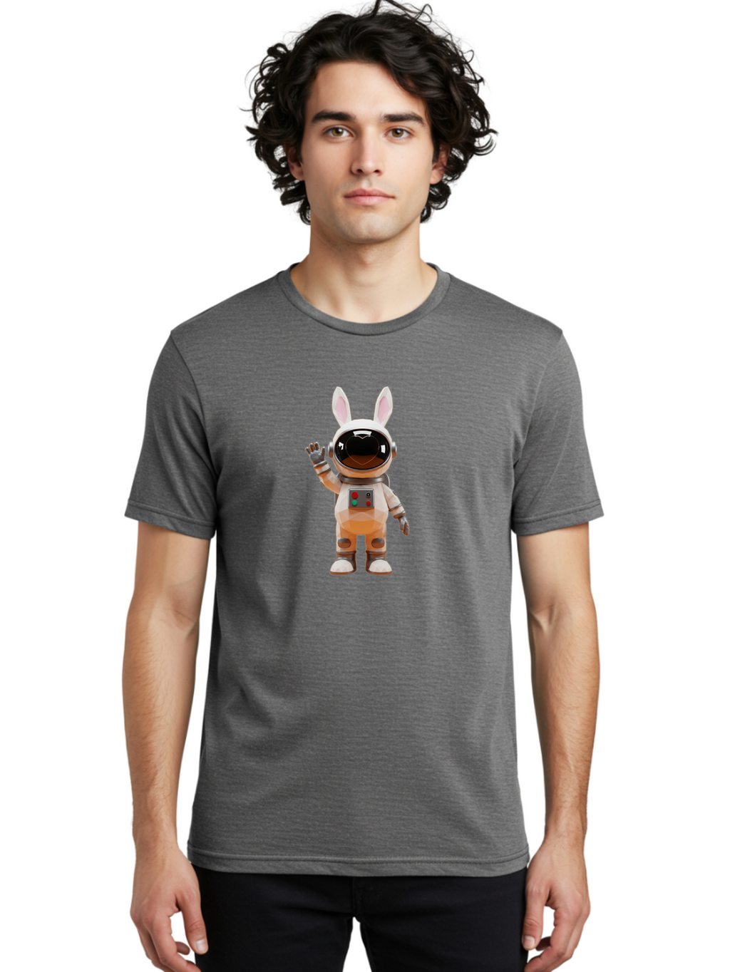 Astronaut-Bunny-4 Men'S Graphic Tee, 100% Cotton, Comfortable Casual Summer Wear, Machine Washable, Vintage Camera, Old Camera, Antique Camera, Black Camera, Classic Photography, Photography Equipment, Nostalgic Device, Film Camera, Camera Art Bah483
