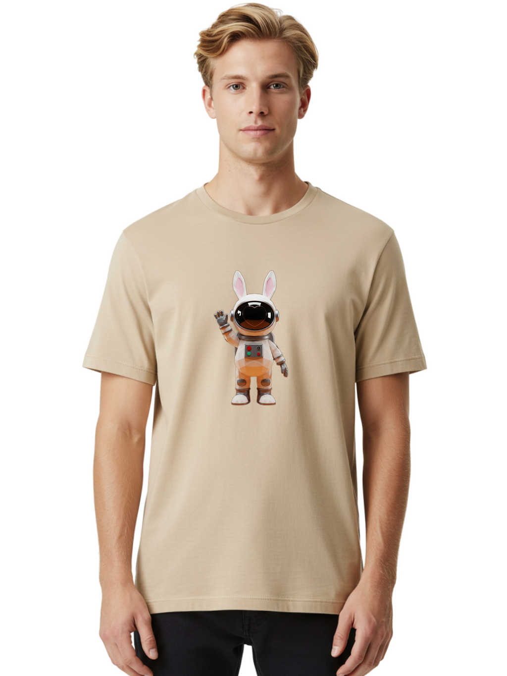 Astronaut-Bunny-4 Men'S Graphic Tee, 100% Cotton, Comfortable Casual Summer Wear, Machine Washable, Vintage Camera, Old Camera, Antique Camera, Black Camera, Classic Photography, Photography Equipment, Nostalgic Device, Film Camera, Camera Art Bah483