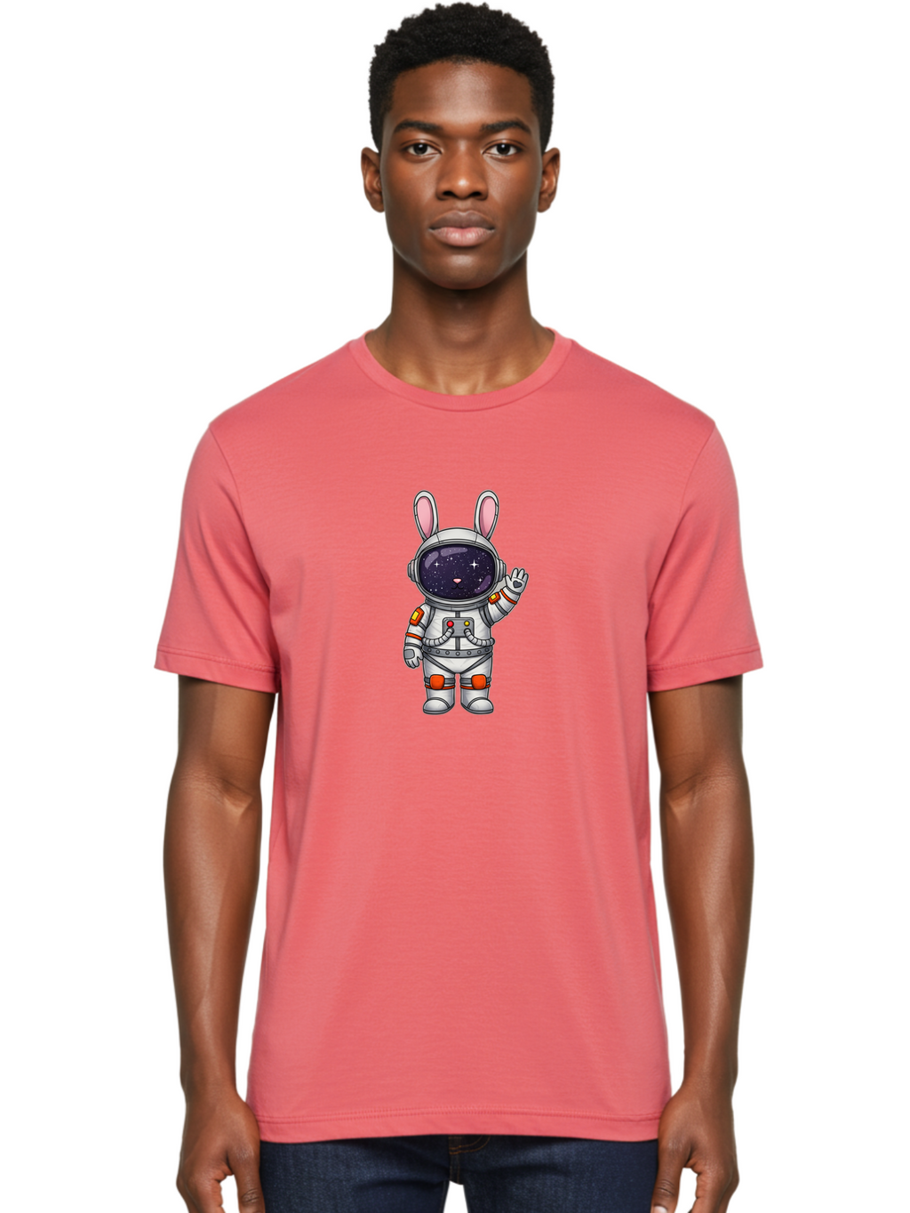 Astronaut-Bunny-6 Men'S Graphic Tee, 100% Cotton, Comfortable Casual Summer Wear, Machine Washable, Vintage Camera, Old Camera, Antique Camera, Black Camera, Classic Photography, Photography Equipment, Nostalgic Device, Film Camera, Camera Art Bah485