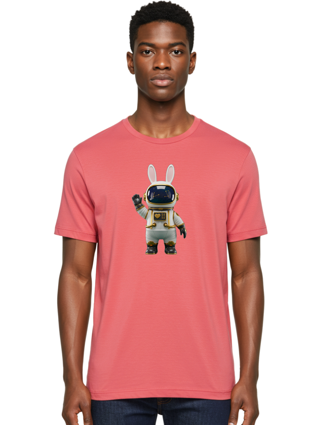 Astronaut-Bunny-7 Men'S Graphic Tee, 100% Cotton, Comfortable Casual Summer Wear, Machine Washable, Vintage Camera, Old Camera, Antique Camera, Black Camera, Classic Photography, Photography Equipment, Nostalgic Device, Film Camera, Camera Art Bah486