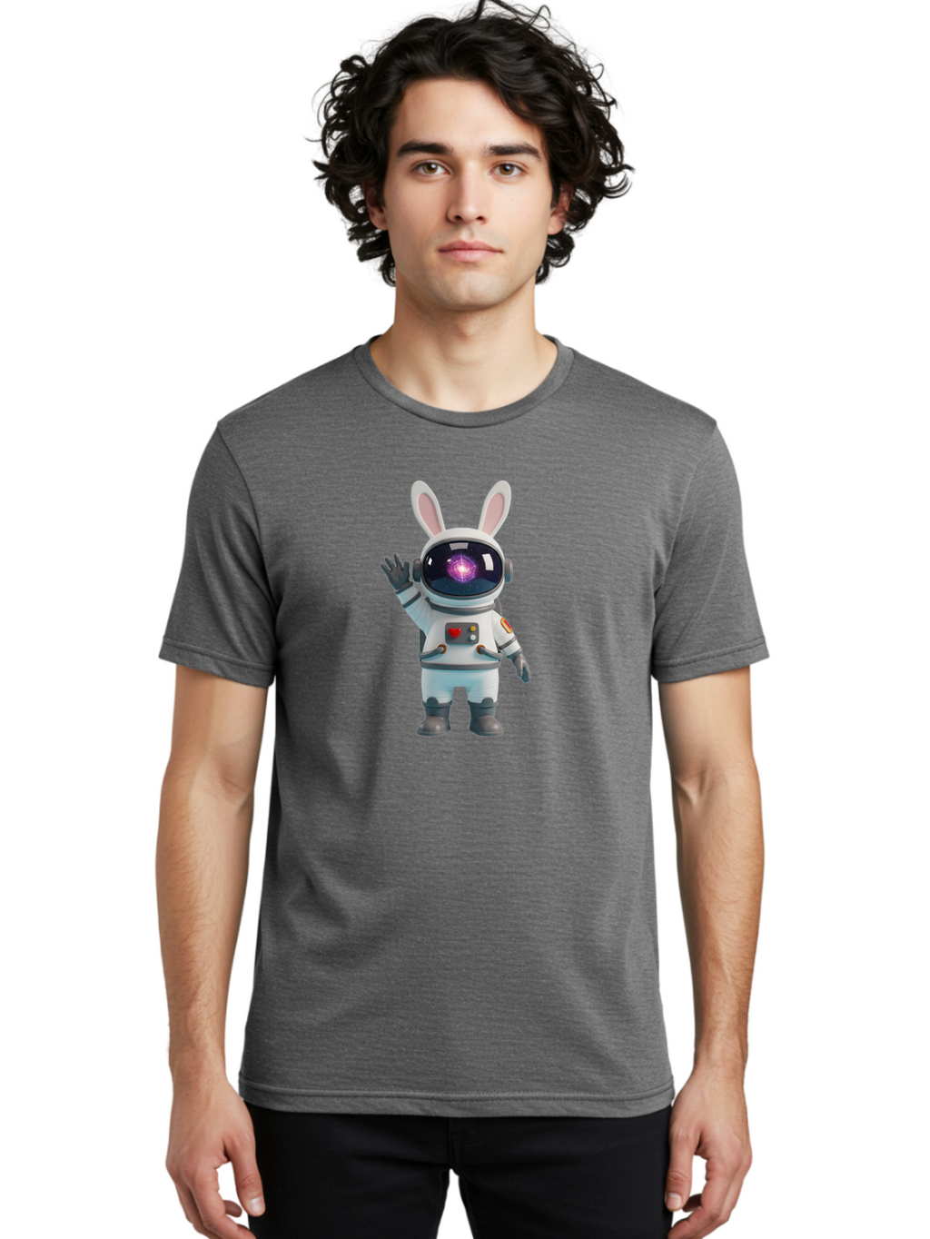 Astronaut-Bunny-9 Men'S Graphic Tee, 100% Cotton, Comfortable Casual Summer Wear, Machine Washable, Vintage Camera, Old Camera, Antique Camera, Black Camera, Classic Photography, Photography Equipment, Nostalgic Device, Film Camera, Camera Art Bah488