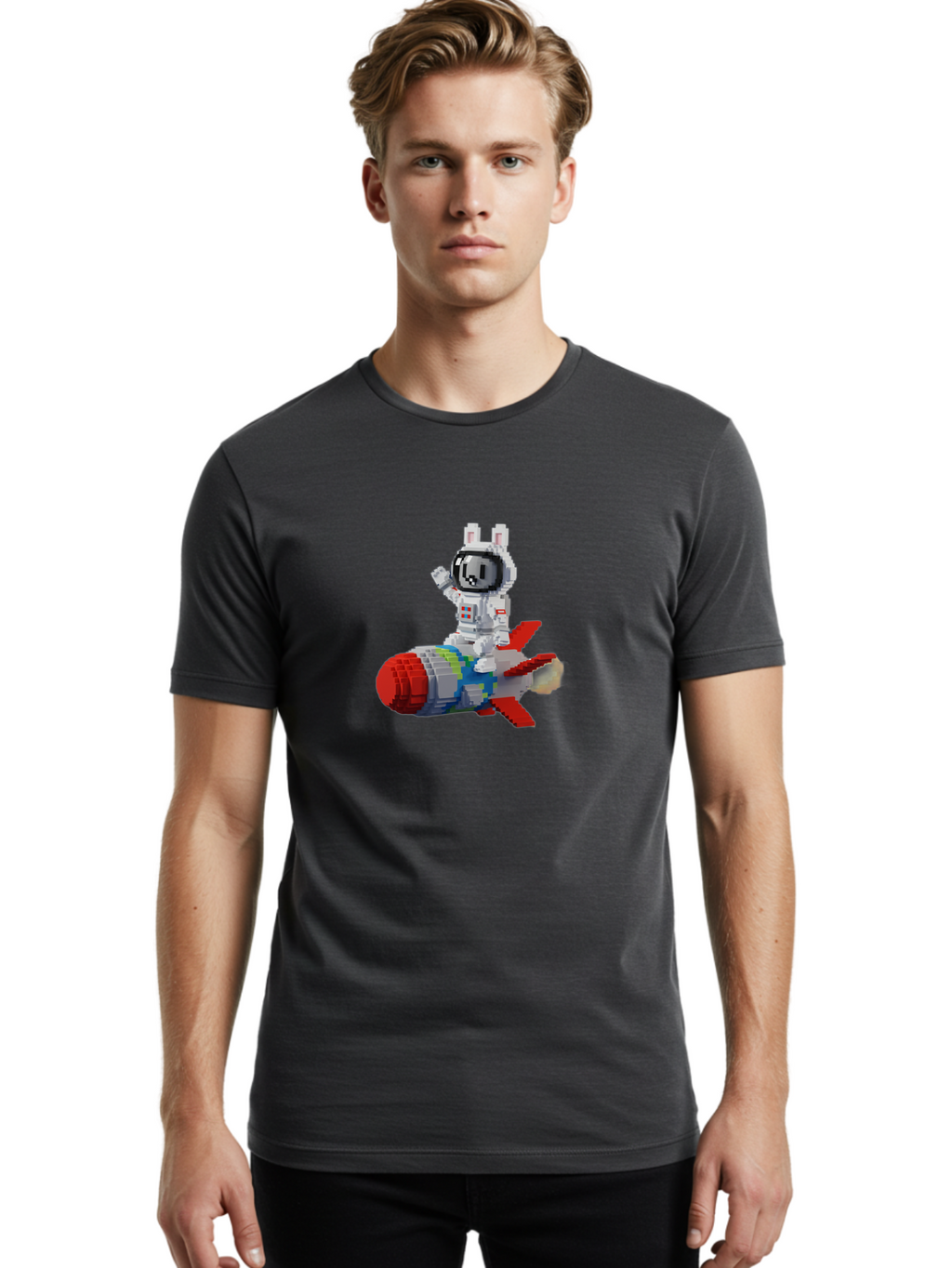 Astronaut-Lego Men'S Graphic Tee, 100% Cotton, Comfortable Casual Summer Wear, Machine Washable, Vintage Camera, Old Camera, Antique Camera, Black Camera, Classic Photography, Photography Equipment, Nostalgic Device, Film Camera, Camera Art Bah490