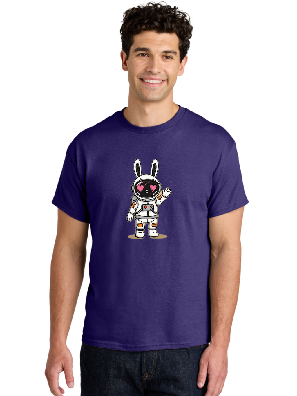 Astronaut-Rabbit-1 Men'S Graphic Tee, 100% Cotton, Comfortable Casual Summer Wear, Machine Washable, Vintage Camera, Old Camera, Antique Camera, Black Camera, Classic Photography, Photography Equipment, Nostalgic Device, Film Camera, Bah491