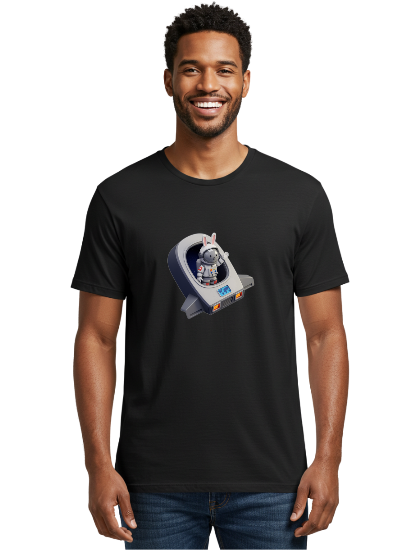 Astronaut-Rabbit-10 Men'S Graphic Tee, 100% Cotton, Comfortable Casual Summer Wear, Machine Washable, Vintage Camera, Old Camera, Antique Camera, Black Camera, Classic Photography, Photography Equipment, Nostalgic Device, Film Camera, Bah492