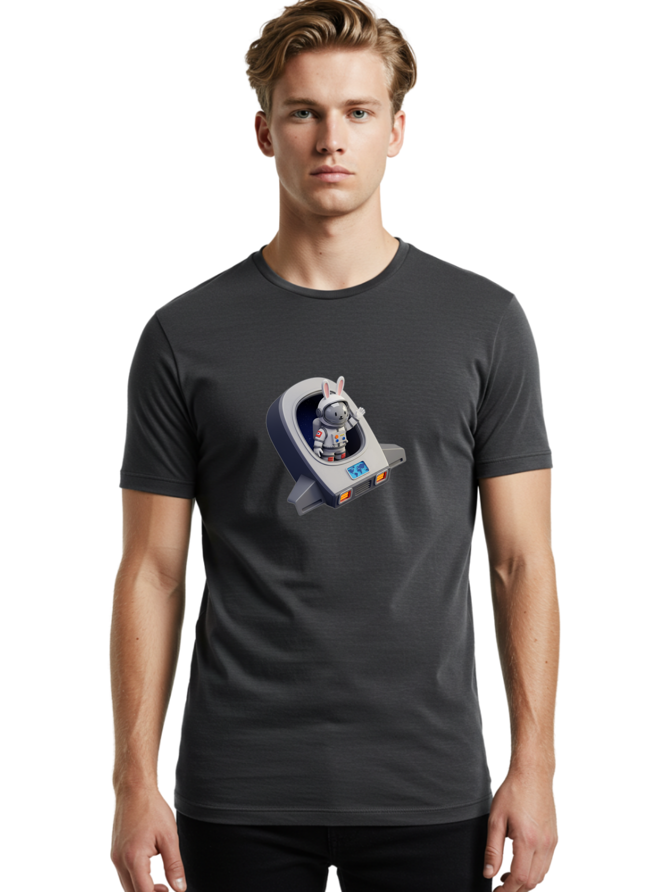 Astronaut-Rabbit-10 Men'S Graphic Tee, 100% Cotton, Comfortable Casual Summer Wear, Machine Washable, Vintage Camera, Old Camera, Antique Camera, Black Camera, Classic Photography, Photography Equipment, Nostalgic Device, Film Camera, Bah492