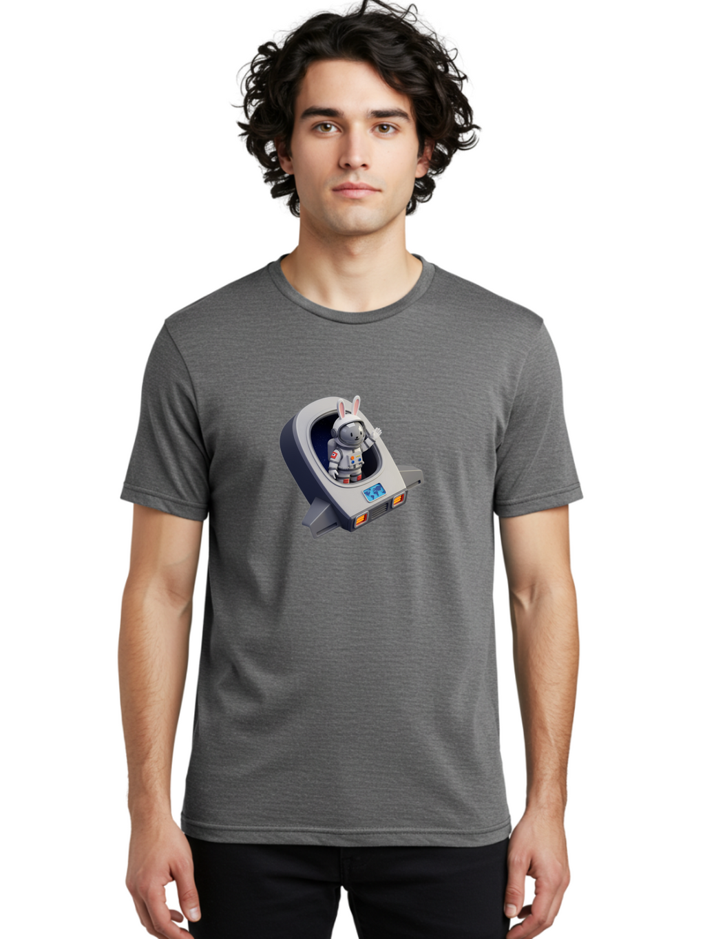 Astronaut-Rabbit-10 Men'S Graphic Tee, 100% Cotton, Comfortable Casual Summer Wear, Machine Washable, Vintage Camera, Old Camera, Antique Camera, Black Camera, Classic Photography, Photography Equipment, Nostalgic Device, Film Camera, Bah492