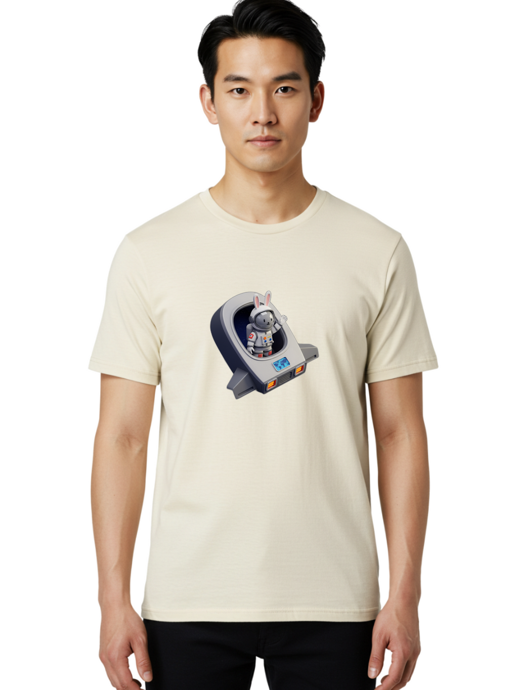 Astronaut-Rabbit-10 Men'S Graphic Tee, 100% Cotton, Comfortable Casual Summer Wear, Machine Washable, Vintage Camera, Old Camera, Antique Camera, Black Camera, Classic Photography, Photography Equipment, Nostalgic Device, Film Camera, Bah492