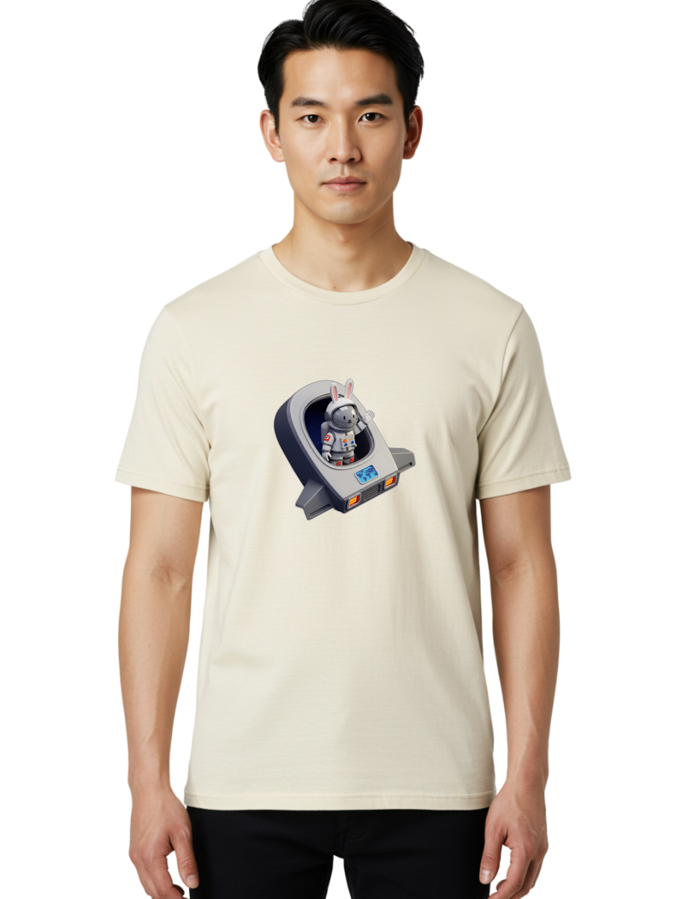 Astronaut-Rabbit-10 Men'S Graphic Tee, 100% Cotton, Comfortable Casual Summer Wear, Machine Washable, Vintage Camera, Old Camera, Antique Camera, Black Camera, Classic Photography, Photography Equipment, Nostalgic Device, Film Camera, Bah492