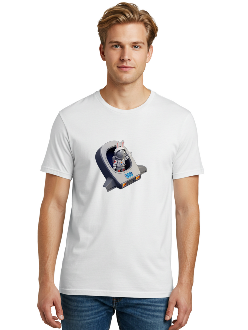 Astronaut-Rabbit-10 Men'S Graphic Tee, 100% Cotton, Comfortable Casual Summer Wear, Machine Washable, Vintage Camera, Old Camera, Antique Camera, Black Camera, Classic Photography, Photography Equipment, Nostalgic Device, Film Camera, Bah492
