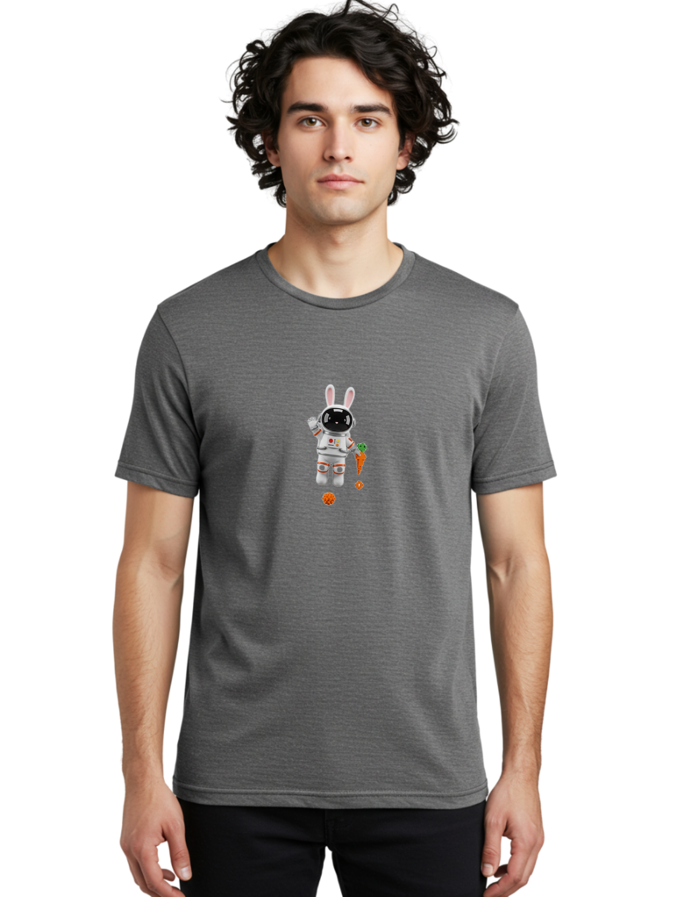Astronaut-Rabbit-2 Men'S Graphic Tee, 100% Cotton, Comfortable Casual Summer Wear, Machine Washable, Vintage Camera, Old Camera, Antique Camera, Black Camera, Classic Photography, Photography Equipment, Nostalgic Device, Film Camera, Bah496