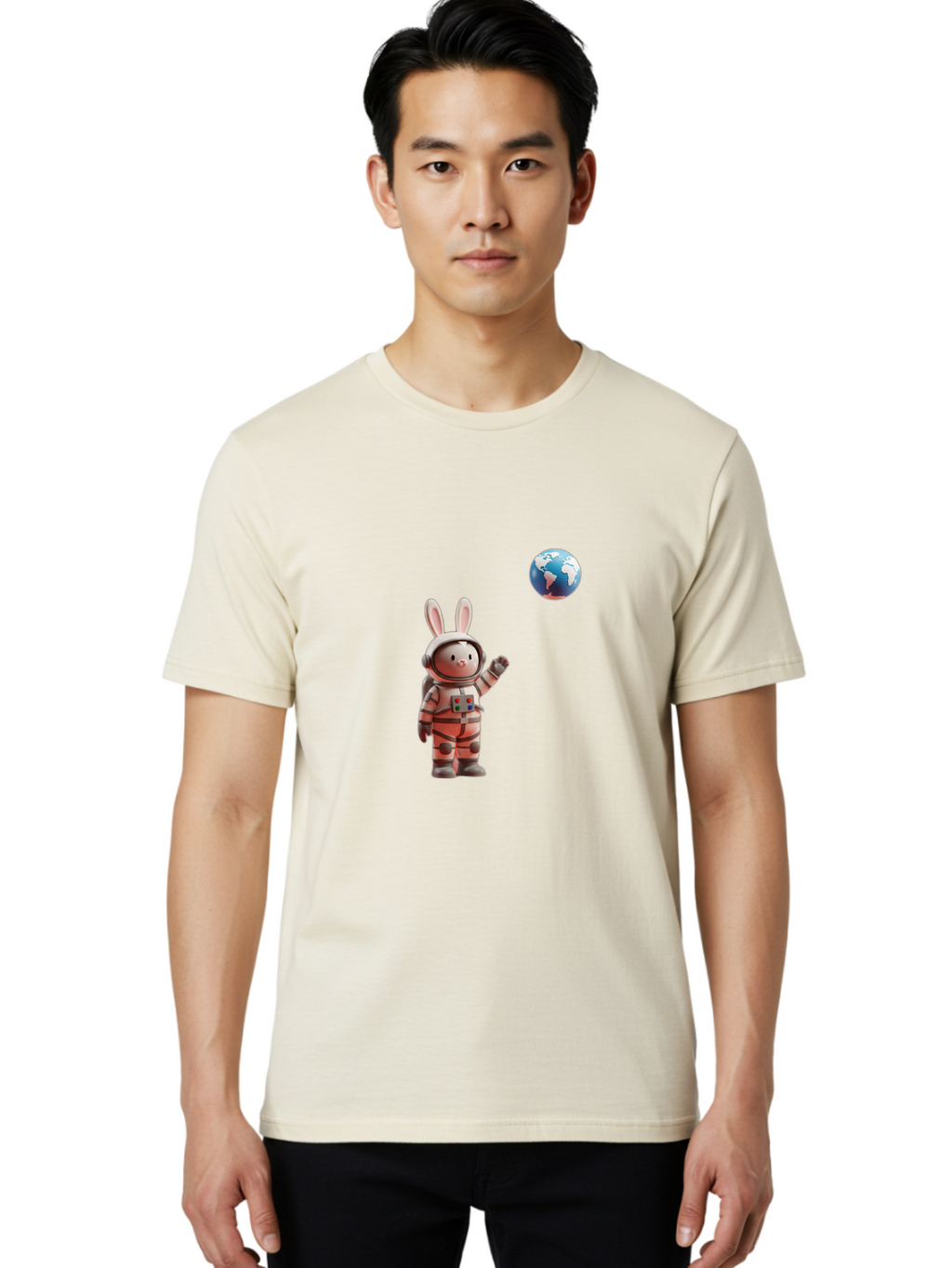 Astronaut-Rabbit-7 Men'S Graphic Tee, 100% Cotton, Comfortable Casual Summer Wear, Machine Washable, Vintage Camera, Old Camera, Antique Camera, Black Camera, Classic Photography, Photography Equipment, Nostalgic Device, Film Camera, Bah501