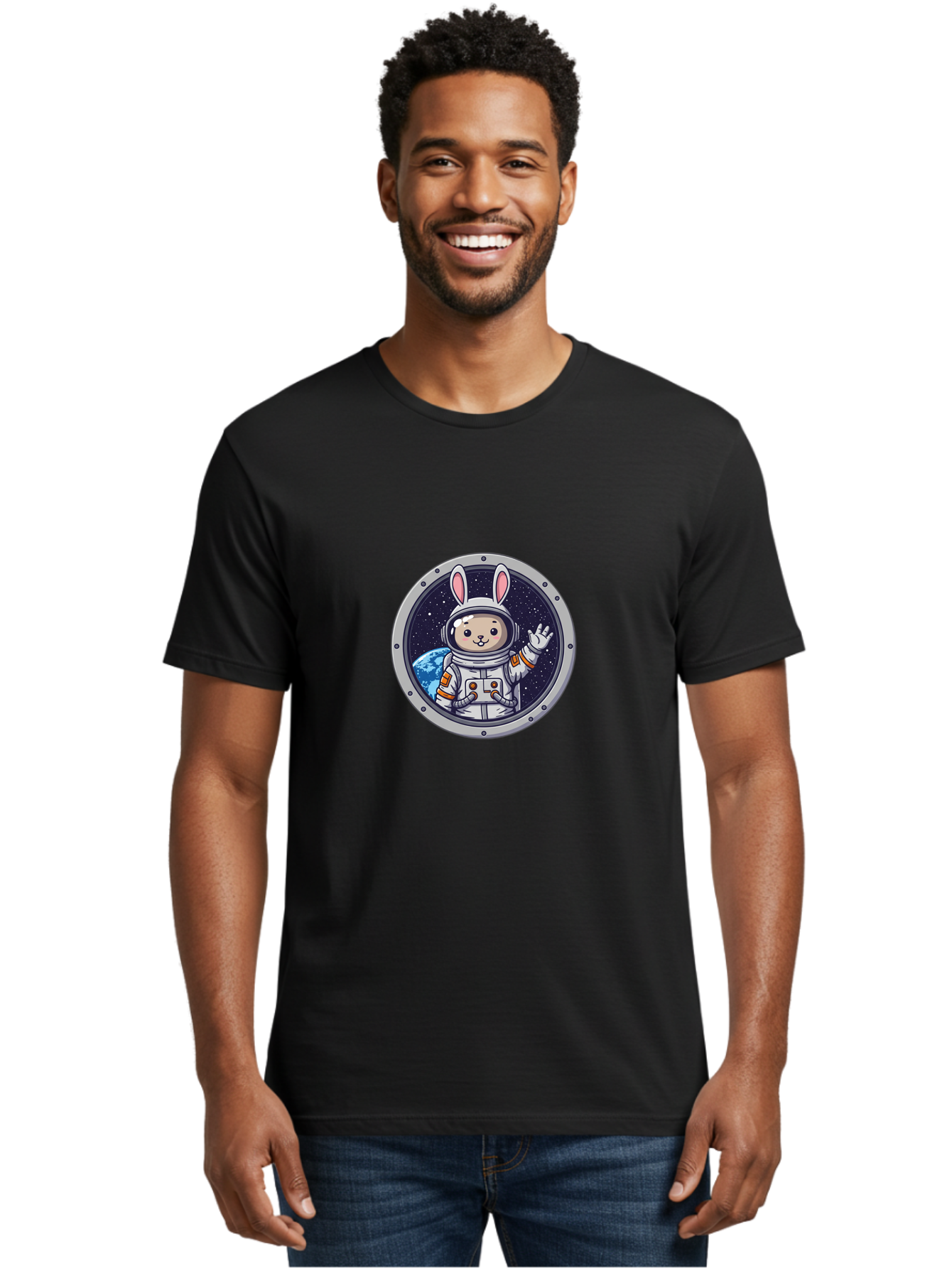Astronaut-Rabbit-9 Men'S Graphic Tee, 100% Cotton, Comfortable Casual Summer Wear, Machine Washable, Vintage Camera, Old Camera, Antique Camera, Black Camera, Classic Photography, Photography Equipment, Nostalgic Device, Film Camera, Bah503
