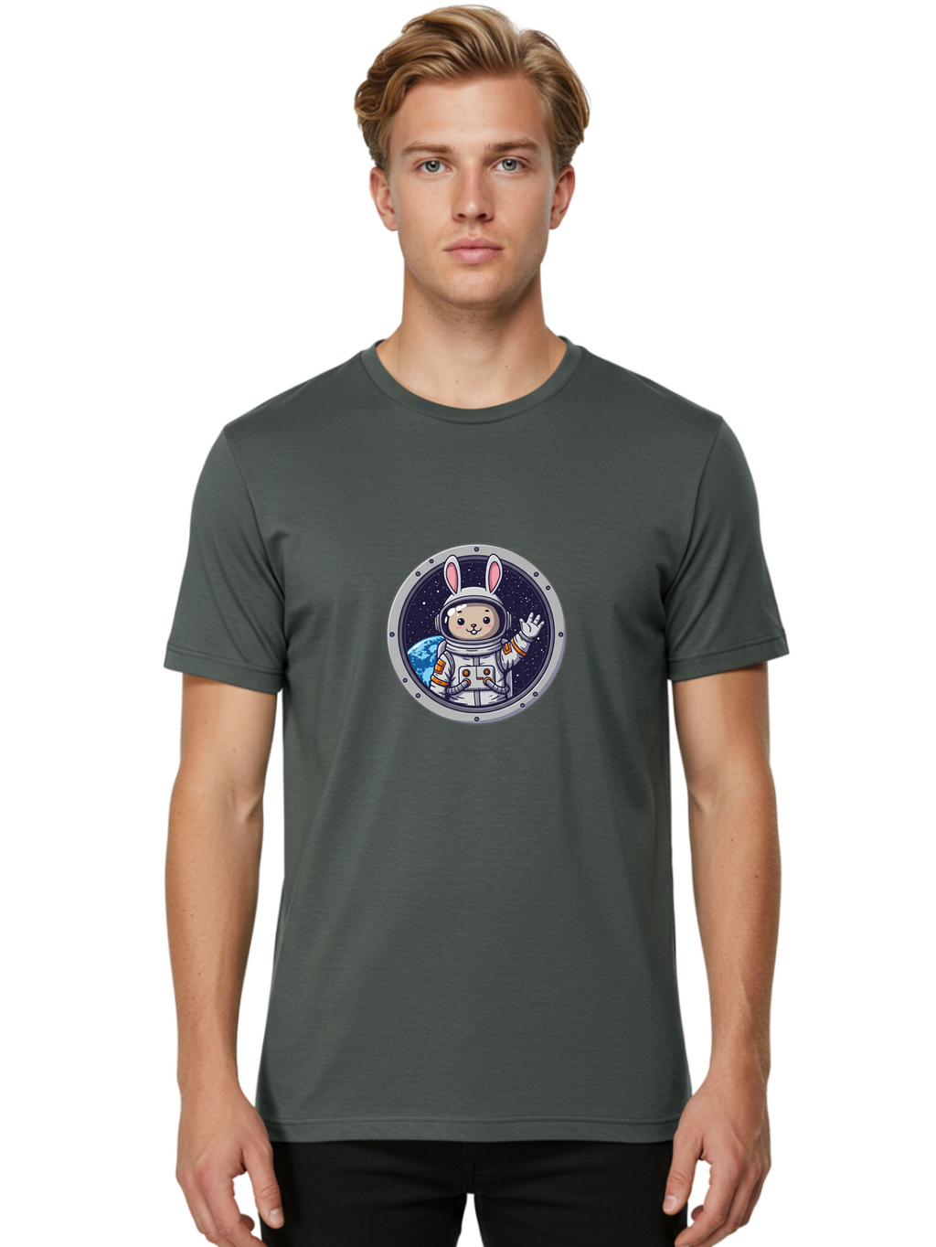 Astronaut-Rabbit-9 Men'S Graphic Tee, 100% Cotton, Comfortable Casual Summer Wear, Machine Washable, Vintage Camera, Old Camera, Antique Camera, Black Camera, Classic Photography, Photography Equipment, Nostalgic Device, Film Camera, Bah503