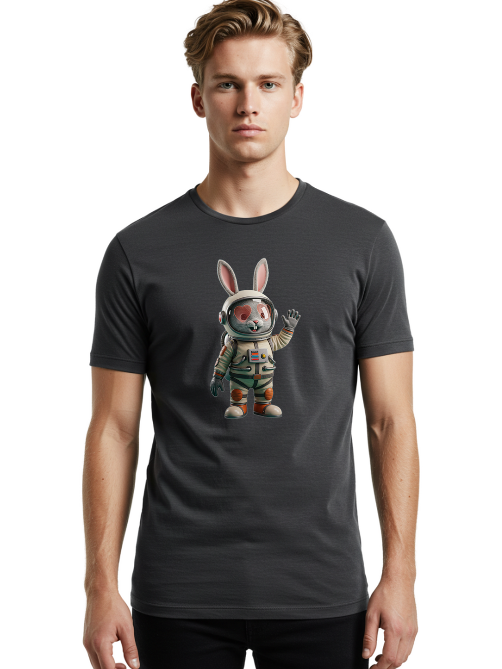 Astronaut-Rabbit Men'S Graphic Tee, 100% Cotton, Comfortable Casual Summer Wear, Machine Washable, Vintage Camera, Old Camera, Antique Camera, Black Camera, Classic Photography, Photography Equipment, Nostalgic Device, Film Camera, Camera Art Bah504