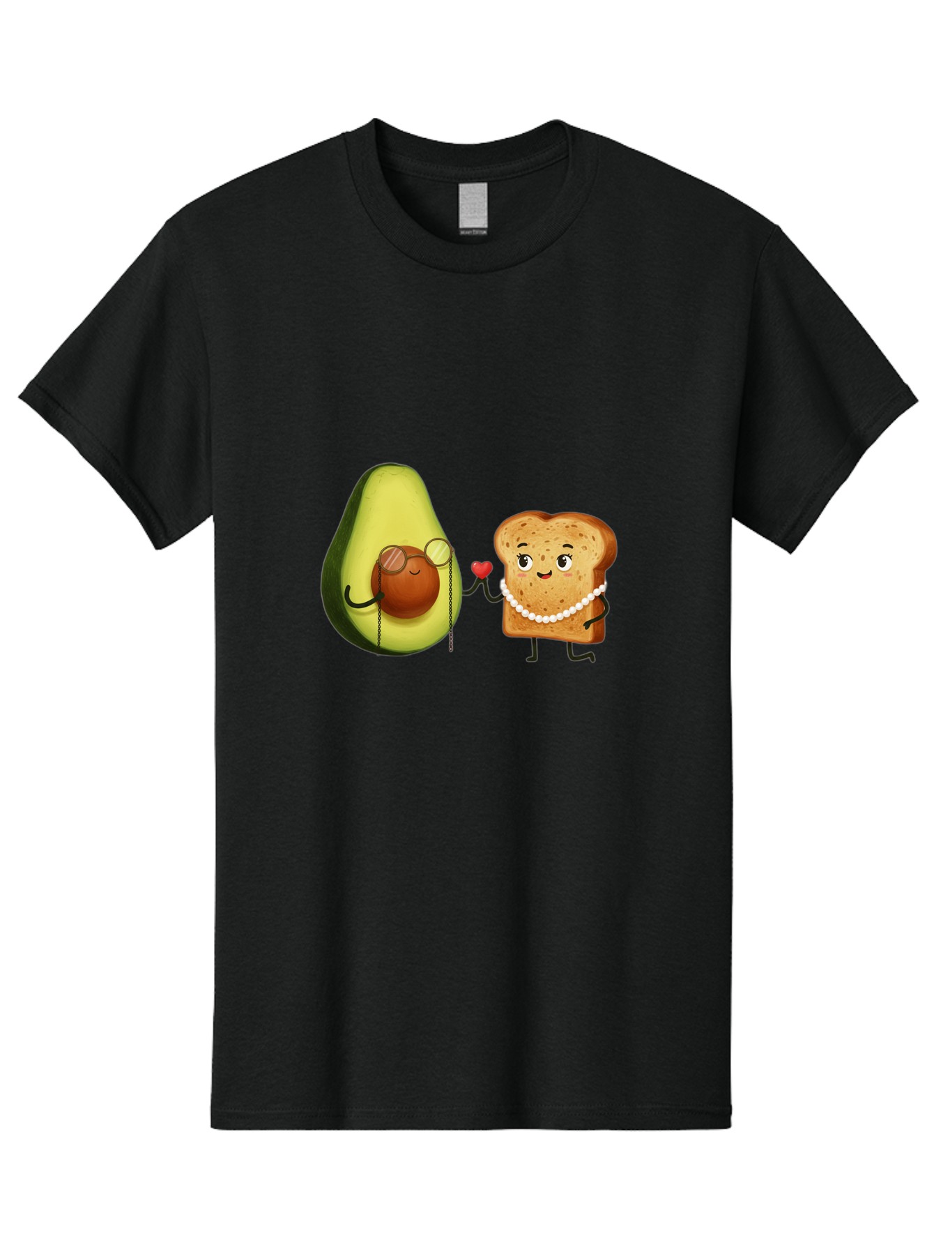 Avocado-Bread-Couple Men'S Graphic Tee, 100% Cotton, Comfortable Casual Summer Wear, Machine Washable, Vintage Camera, Old Camera, Antique Camera, Black Camera, Classic Photography, Photography Equipment, Nostalgic Device, Film Camera, Bah507