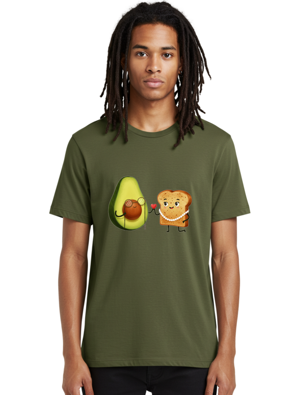 Avocado-Bread-Couple Men'S Graphic Tee, 100% Cotton, Comfortable Casual Summer Wear, Machine Washable, Vintage Camera, Old Camera, Antique Camera, Black Camera, Classic Photography, Photography Equipment, Nostalgic Device, Film Camera, Bah507