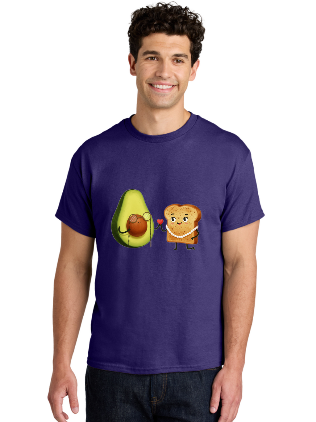 Avocado-Bread-Couple Men'S Graphic Tee, 100% Cotton, Comfortable Casual Summer Wear, Machine Washable, Vintage Camera, Old Camera, Antique Camera, Black Camera, Classic Photography, Photography Equipment, Nostalgic Device, Film Camera, Bah507