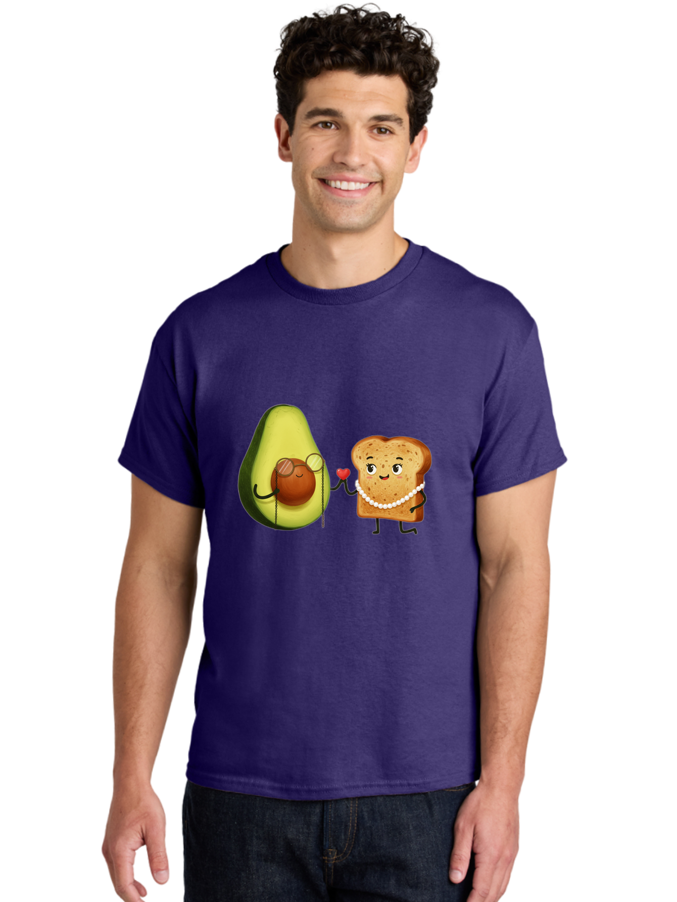 Avocado-Bread-Couple Men'S Graphic Tee, 100% Cotton, Comfortable Casual Summer Wear, Machine Washable, Vintage Camera, Old Camera, Antique Camera, Black Camera, Classic Photography, Photography Equipment, Nostalgic Device, Film Camera, Bah507