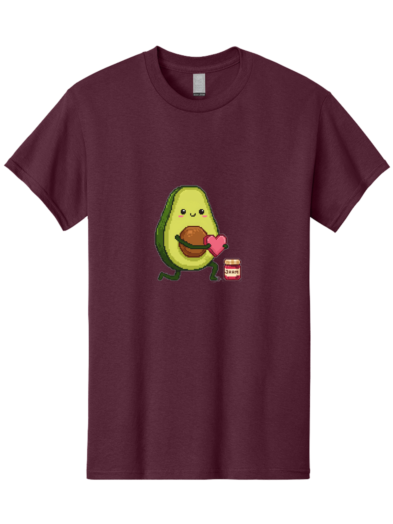 Avocado-Holding-Heart Men'S Graphic Tee, 100% Cotton, Comfortable Casual Summer Wear, Machine Washable, Vintage Camera, Old Camera, Antique Camera, Black Camera, Classic Photography, Photography Equipment, Nostalgic Device, Film Camera, Bah509