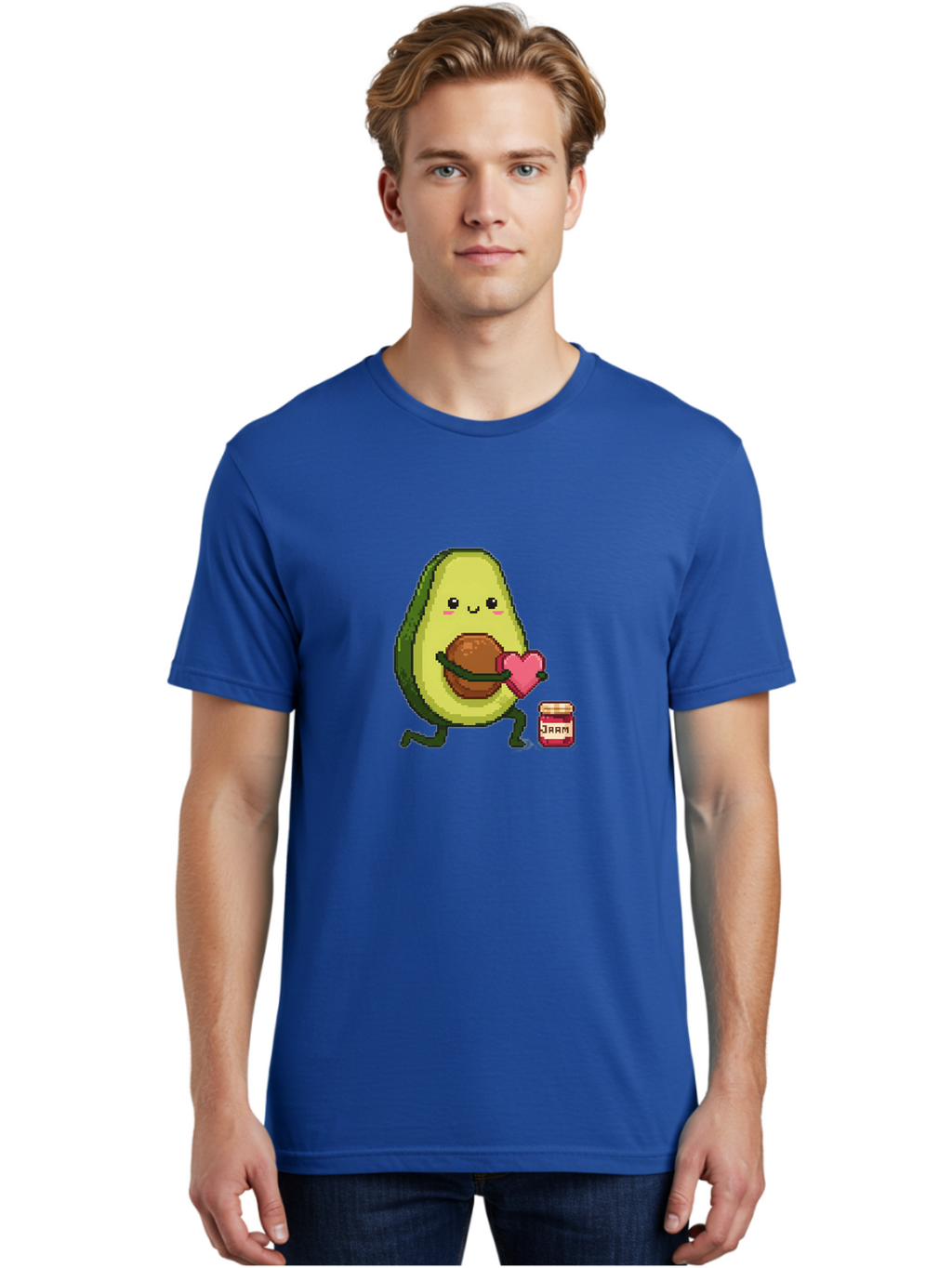 Avocado-Holding-Heart Men'S Graphic Tee, 100% Cotton, Comfortable Casual Summer Wear, Machine Washable, Vintage Camera, Old Camera, Antique Camera, Black Camera, Classic Photography, Photography Equipment, Nostalgic Device, Film Camera, Bah509