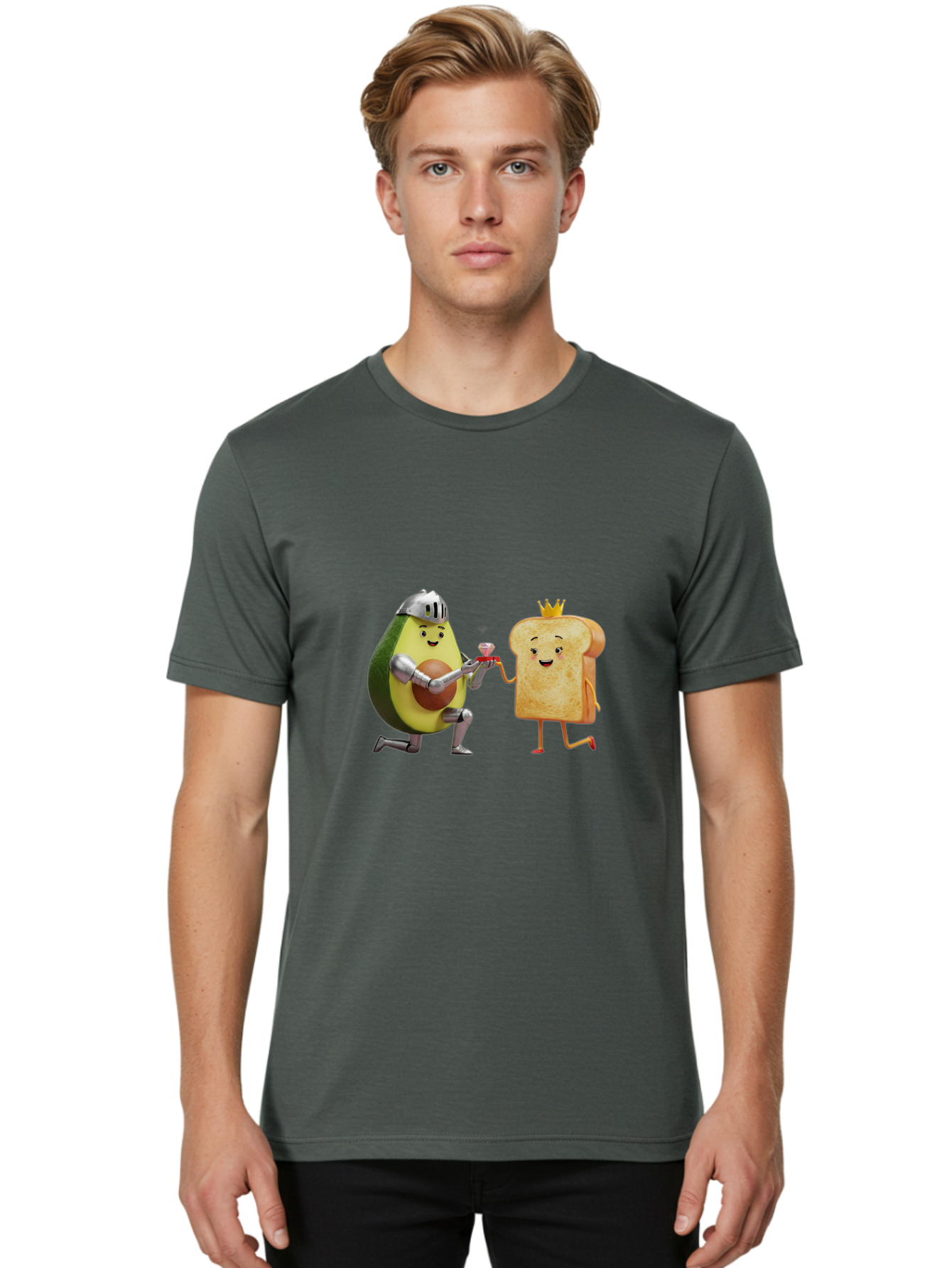 Avocado-Knight-And-Toast-King Men'S Graphic Tee, 100% Cotton, Comfortable Casual Summer Wear, Machine Washable, Vintage Camera, Old Camera, Antique Camera, Black Camera, Classic Photography, Photography Equipment, Nostalgic Device, Bah510