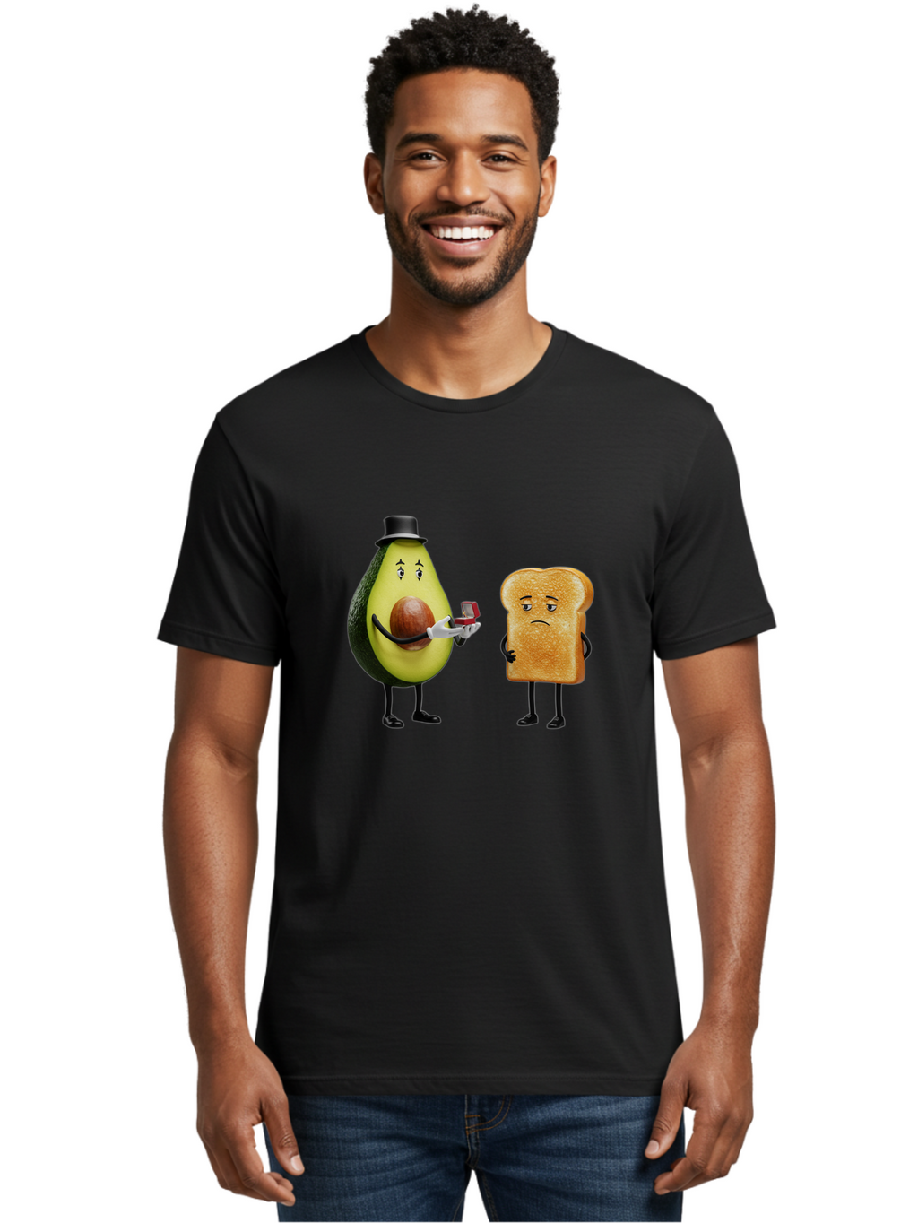 Avocado-Proposing-To-Toast Men'S Graphic Tee, 100% Cotton, Comfortable Casual Summer Wear, Machine Washable, Vintage Camera, Old Camera, Antique Camera, Black Camera, Classic Photography, Photography Equipment, Nostalgic Device, Film Camera, Bah511
