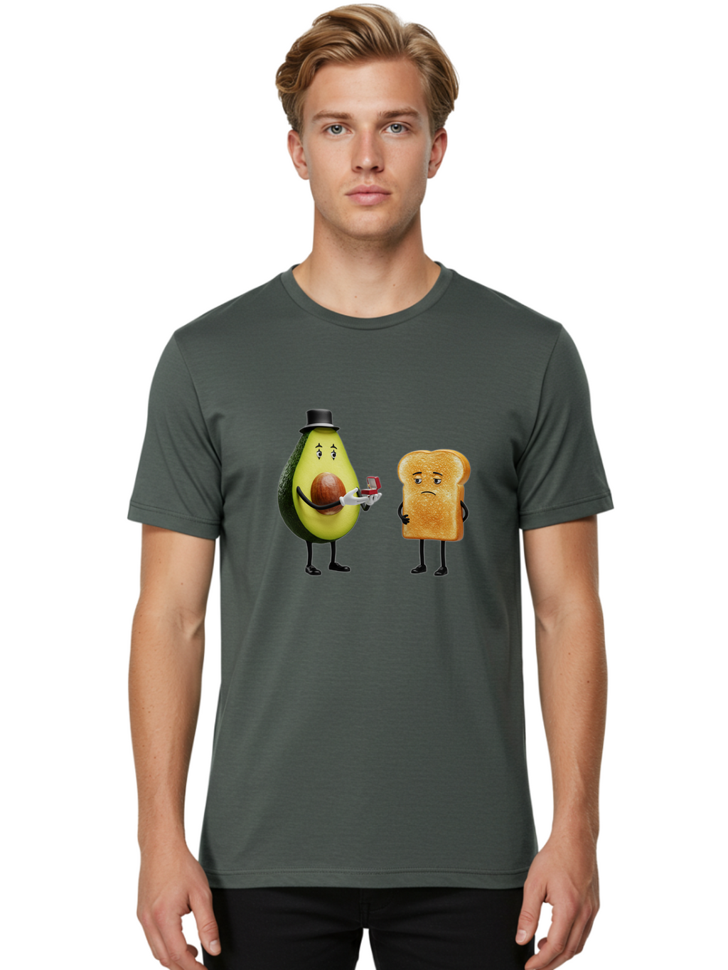 Avocado-Proposing-To-Toast Men'S Graphic Tee, 100% Cotton, Comfortable Casual Summer Wear, Machine Washable, Vintage Camera, Old Camera, Antique Camera, Black Camera, Classic Photography, Photography Equipment, Nostalgic Device, Film Camera, Bah511