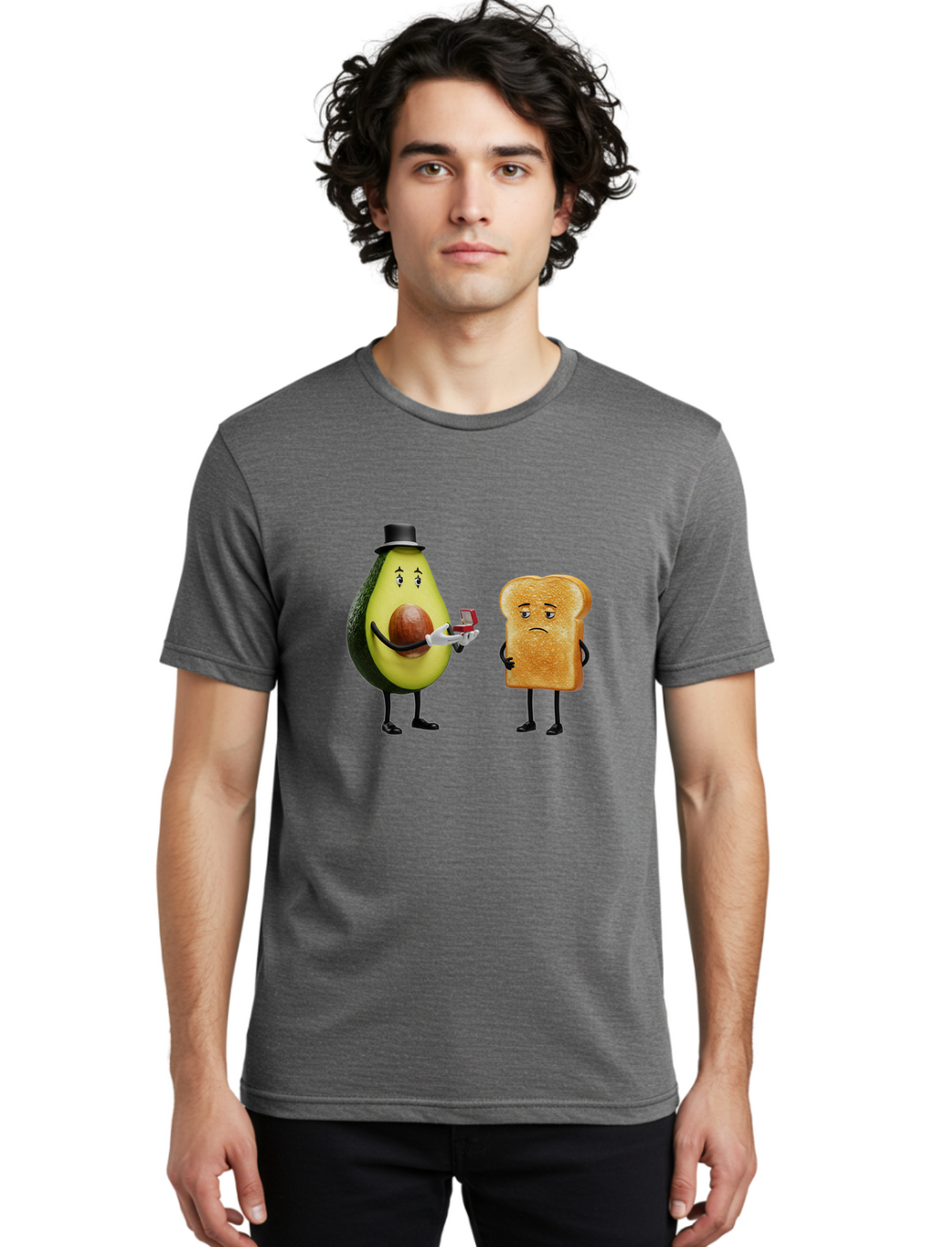 Avocado-Proposing-To-Toast Men'S Graphic Tee, 100% Cotton, Comfortable Casual Summer Wear, Machine Washable, Vintage Camera, Old Camera, Antique Camera, Black Camera, Classic Photography, Photography Equipment, Nostalgic Device, Film Camera, Bah511