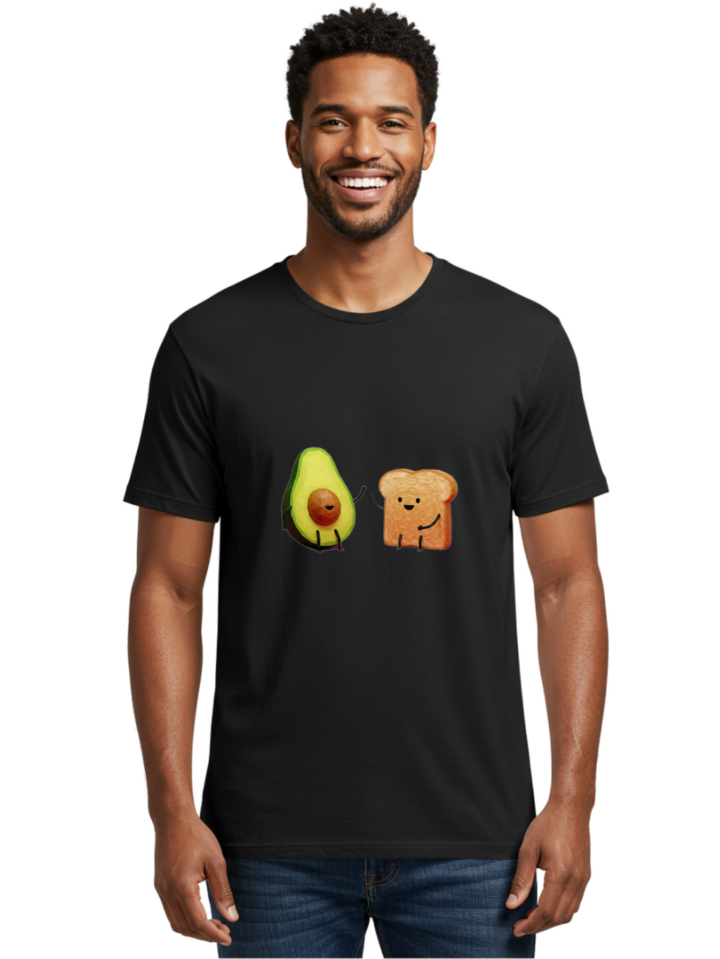 Avocado-Toast-2 Men'S Graphic Tee, 100% Cotton, Comfortable Casual Summer Wear, Machine Washable, Vintage Camera, Old Camera, Antique Camera, Black Camera, Classic Photography, Photography Equipment, Nostalgic Device, Film Camera, Camera Art Bah523
