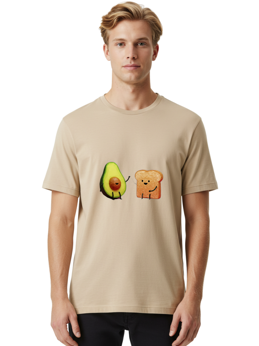 Avocado-Toast-2 Men'S Graphic Tee, 100% Cotton, Comfortable Casual Summer Wear, Machine Washable, Vintage Camera, Old Camera, Antique Camera, Black Camera, Classic Photography, Photography Equipment, Nostalgic Device, Film Camera, Camera Art Bah523