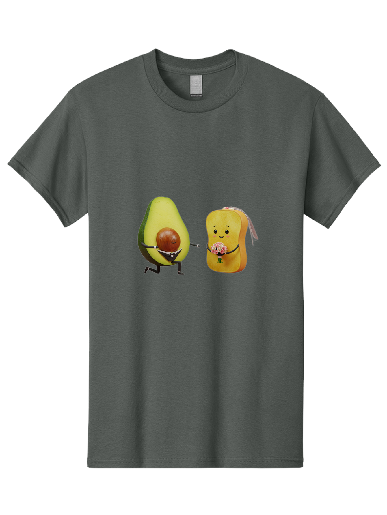 Avocado-Toast-Couple-1 Men'S Graphic Tee, 100% Cotton, Comfortable Casual Summer Wear, Machine Washable, Vintage Camera, Old Camera, Antique Camera, Black Camera, Classic Photography, Photography Equipment, Nostalgic Device, Film Camera, Bah533