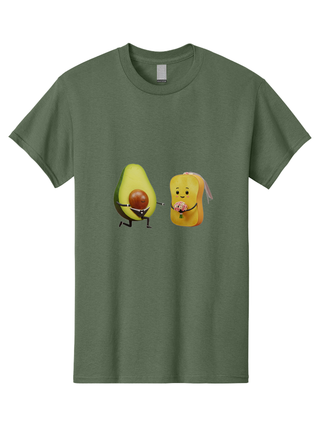 Avocado-Toast-Couple-1 Men'S Graphic Tee, 100% Cotton, Comfortable Casual Summer Wear, Machine Washable, Vintage Camera, Old Camera, Antique Camera, Black Camera, Classic Photography, Photography Equipment, Nostalgic Device, Film Camera, Bah533